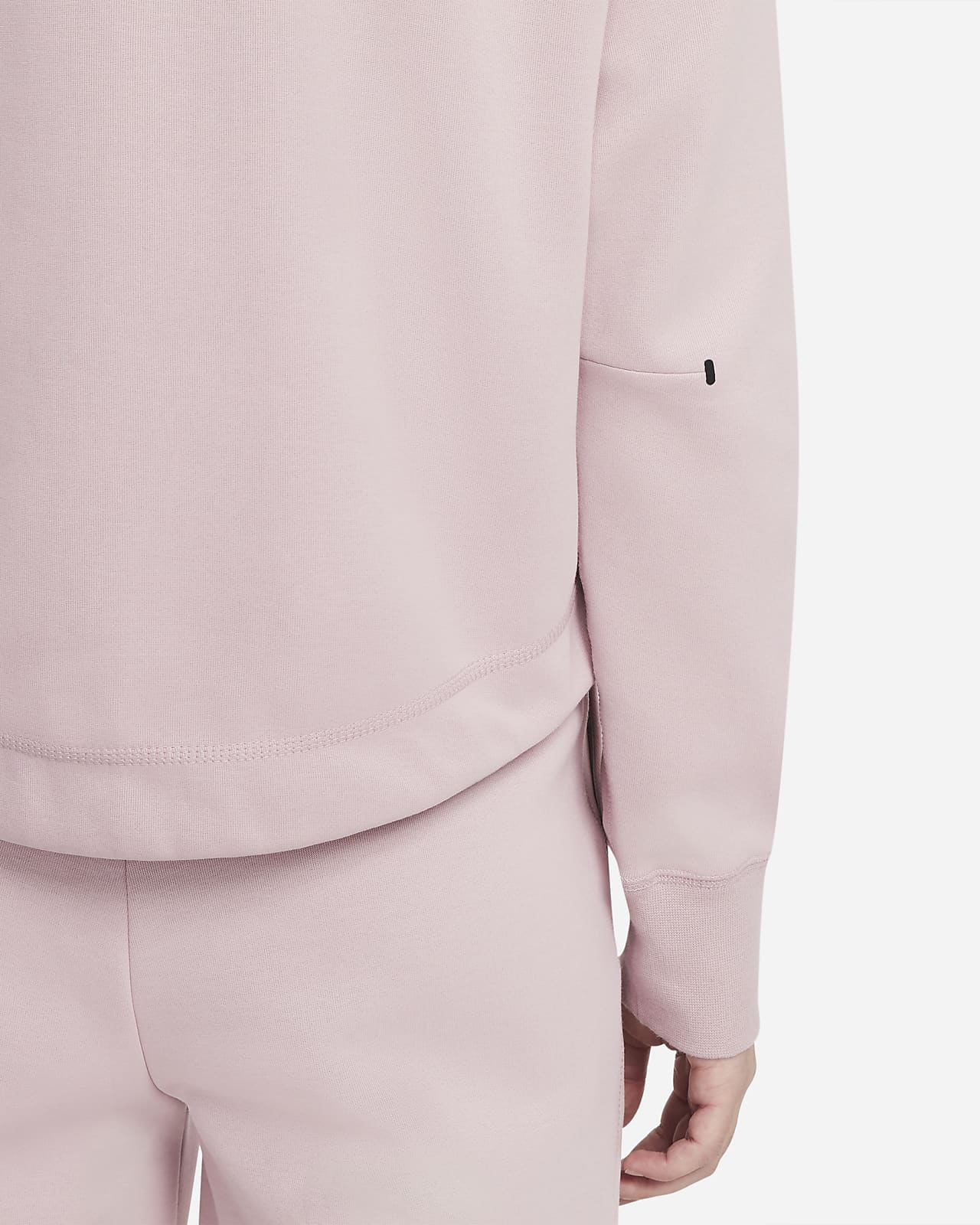 nike pink fleece hoodie