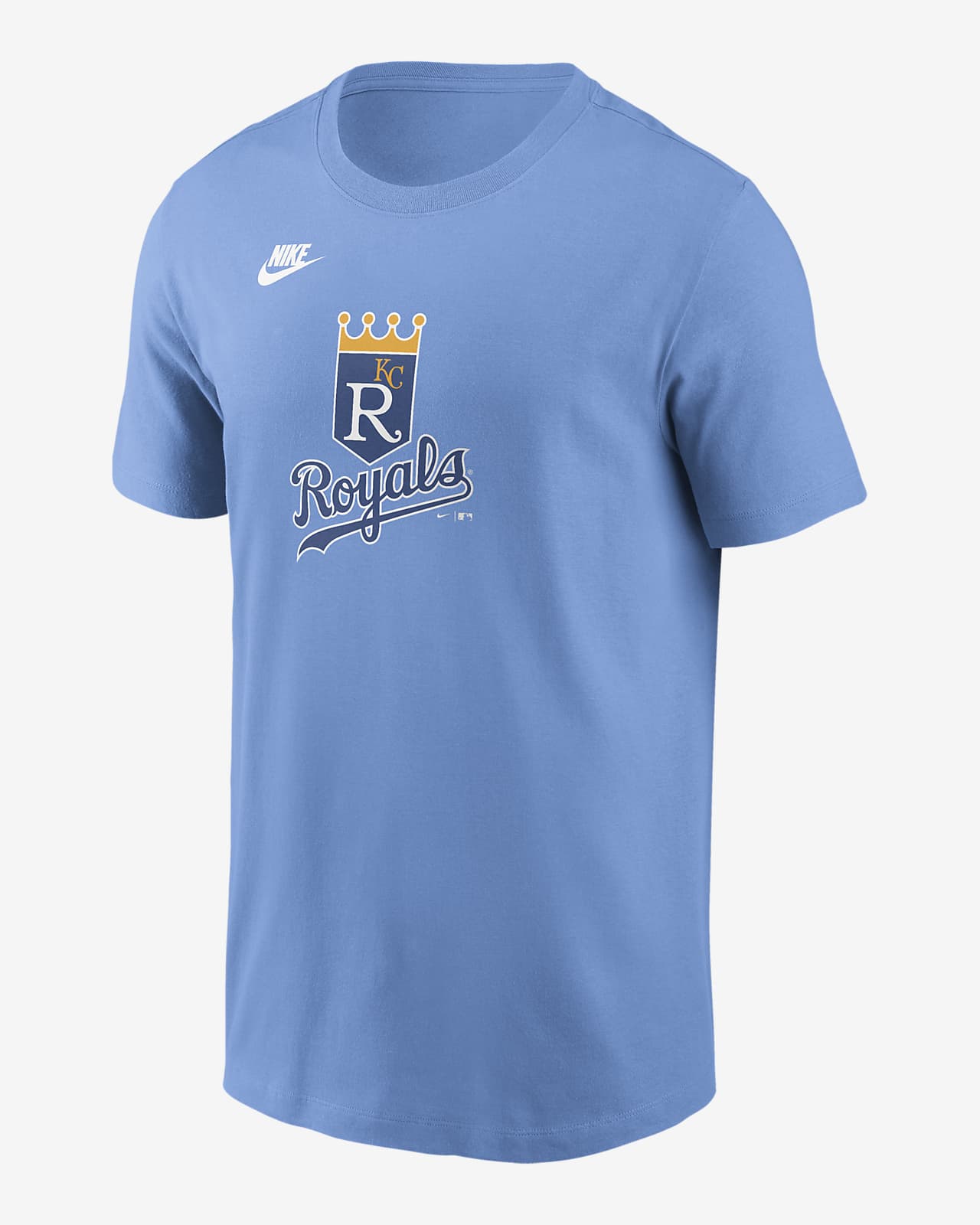 Playera Nike de la MLB para hombre Kansas City Royals Cooperstown Logo