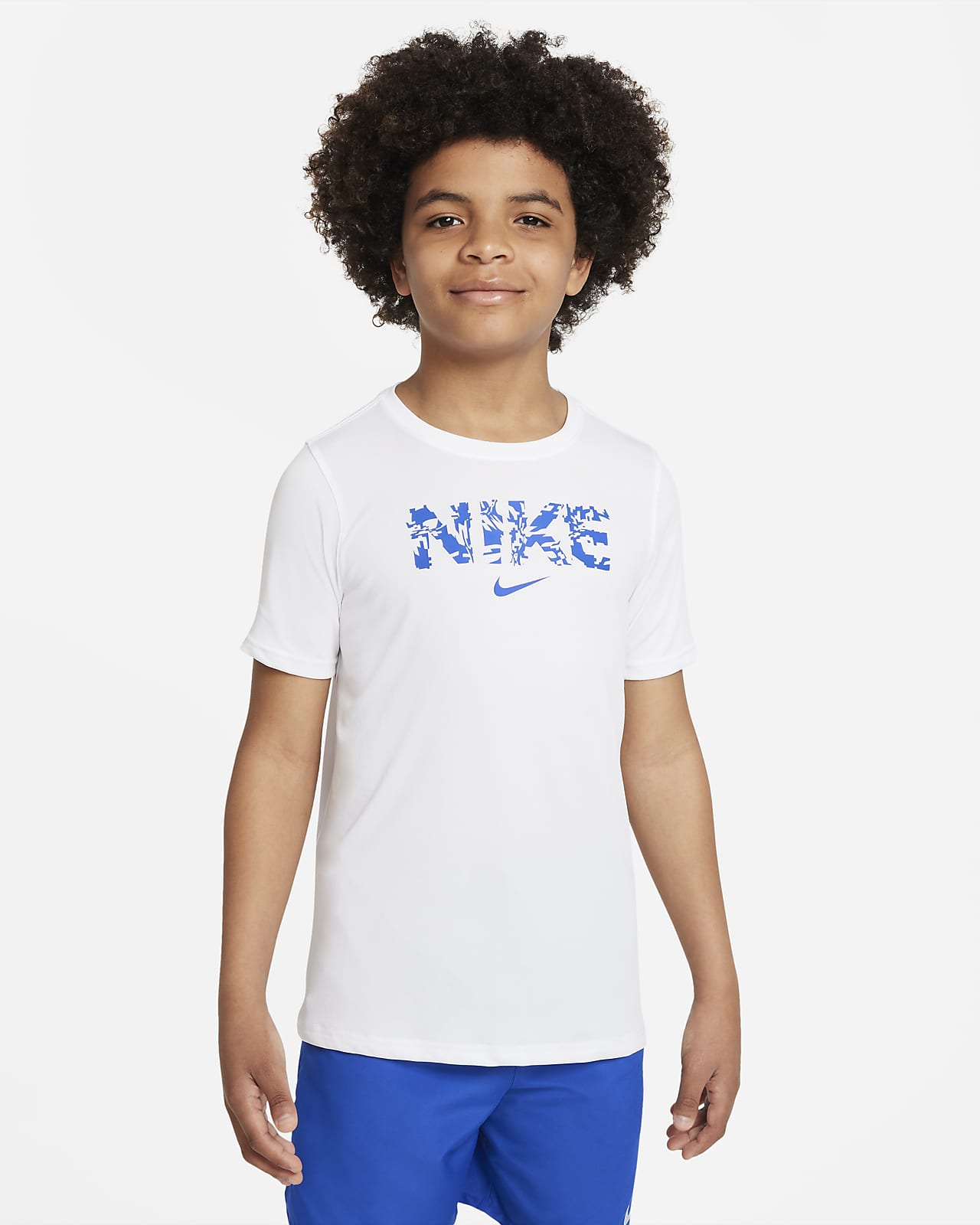 Playera de entrenamiento para niño talla grande Nike Dri-FIT