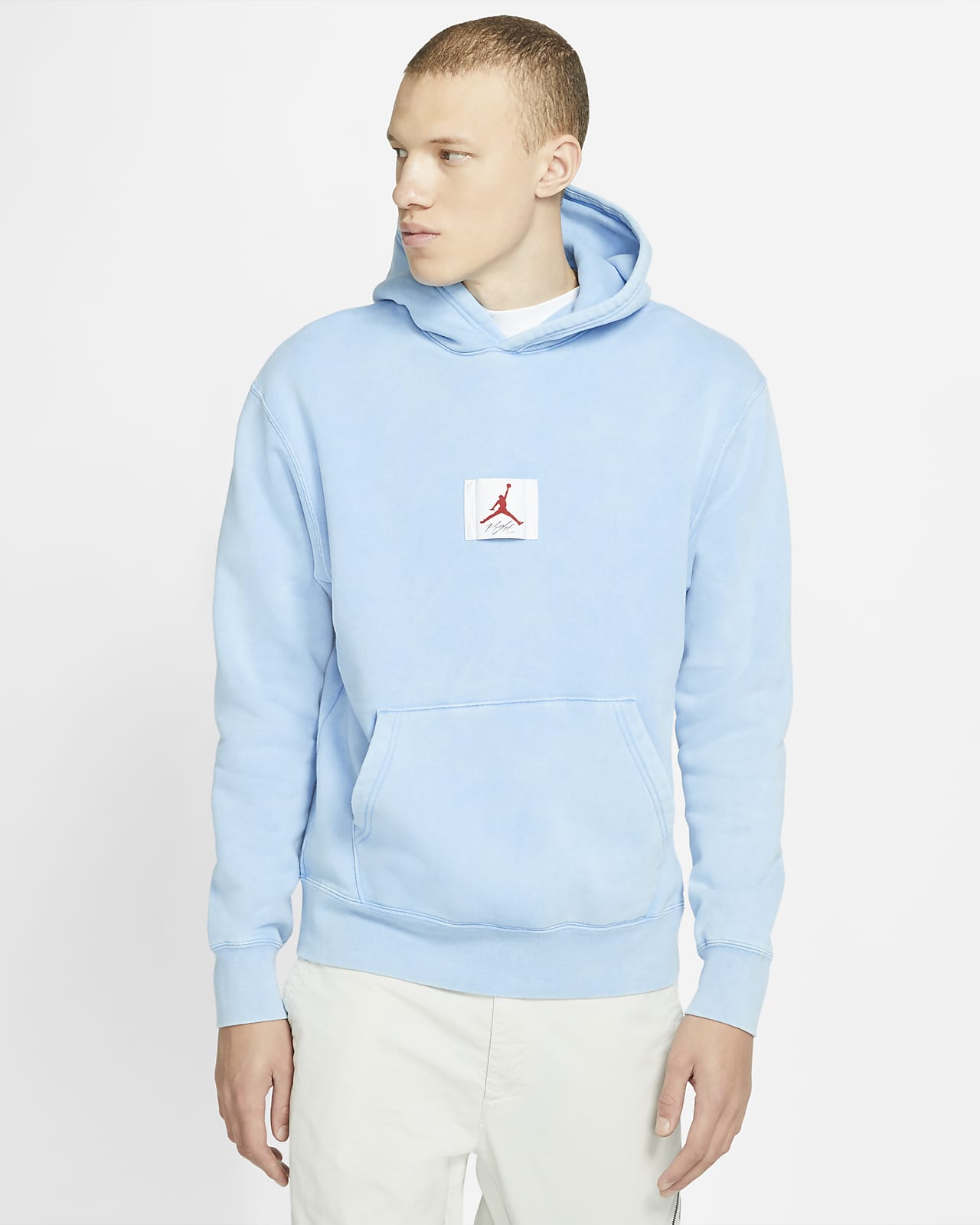 blue and white jordan hoodie