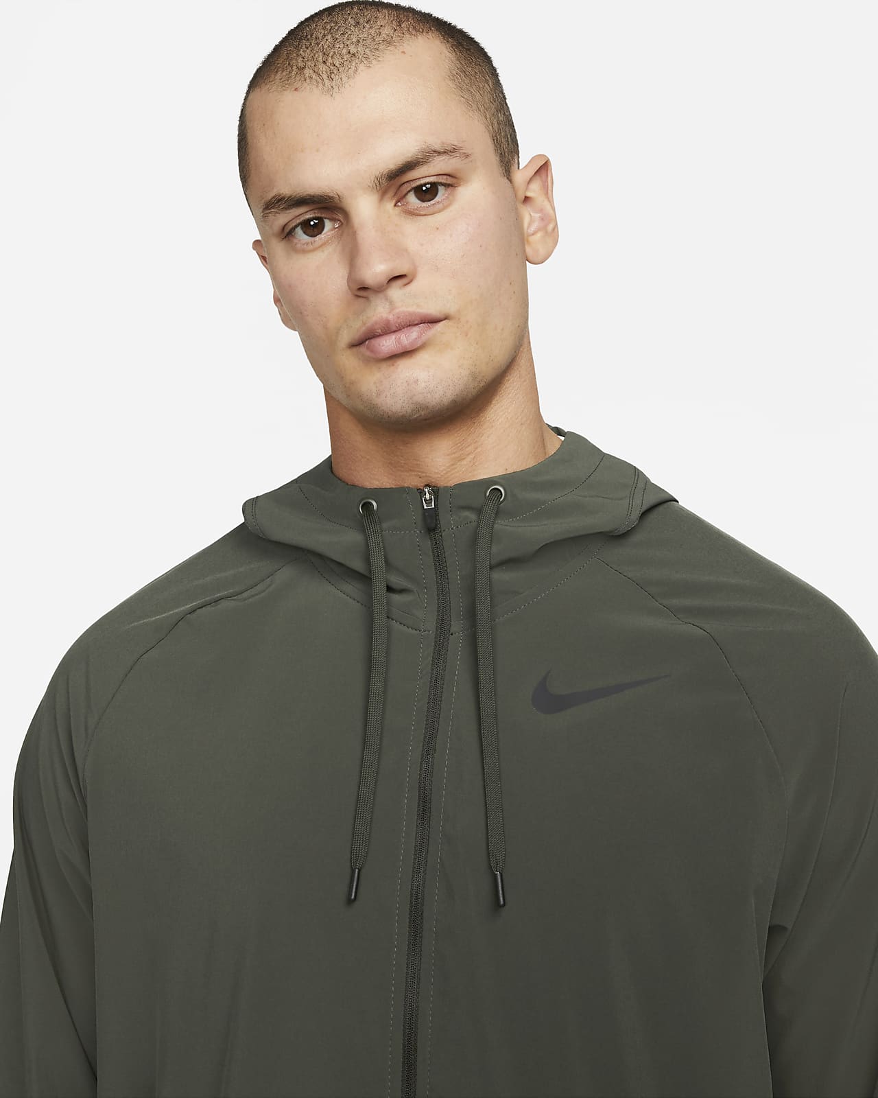 Nike Pro Dri Fit Flex Vent Max Men S Full Zip Hooded Training Jacket