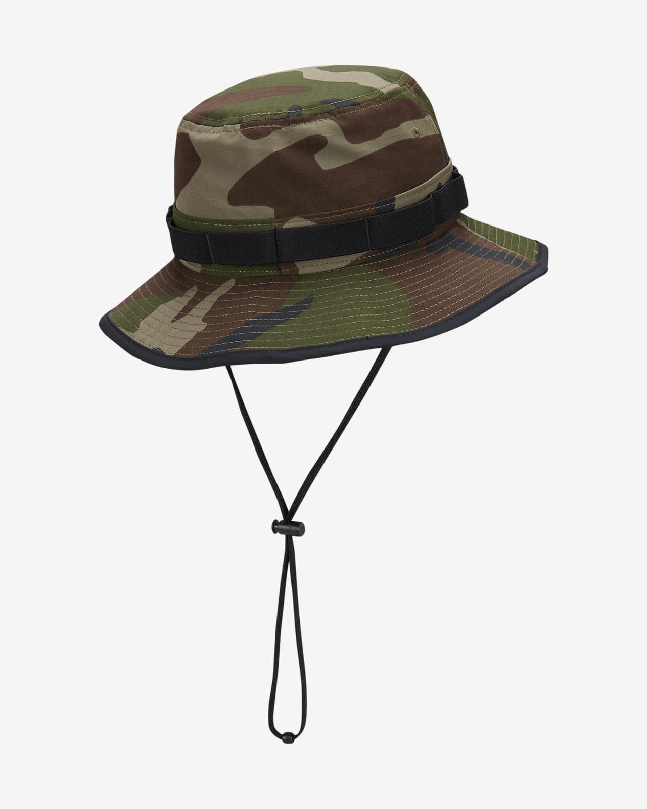 Nike Dri-FIT Apex Camo Print Bucket Hat. Nike LU