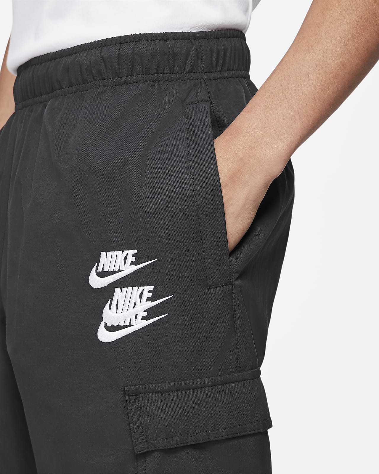 nike on tour cargo track pants