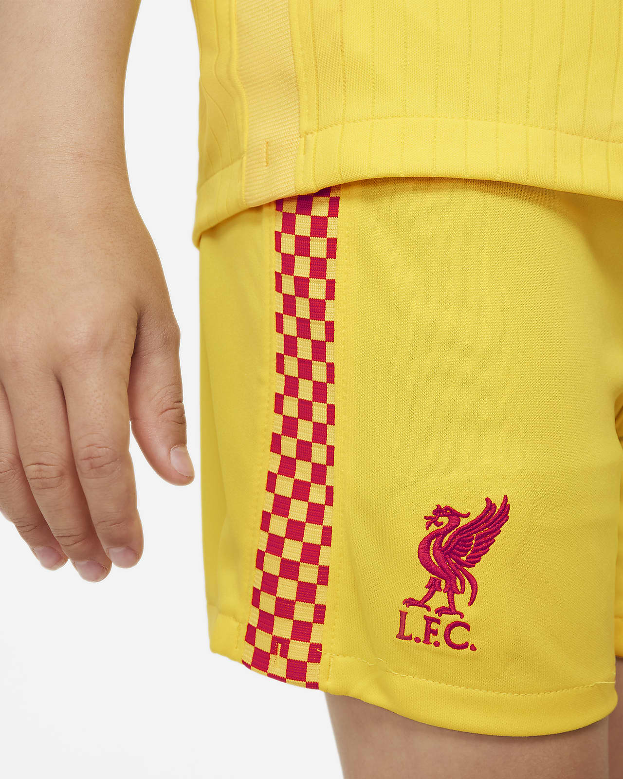 yellow liverpool shorts