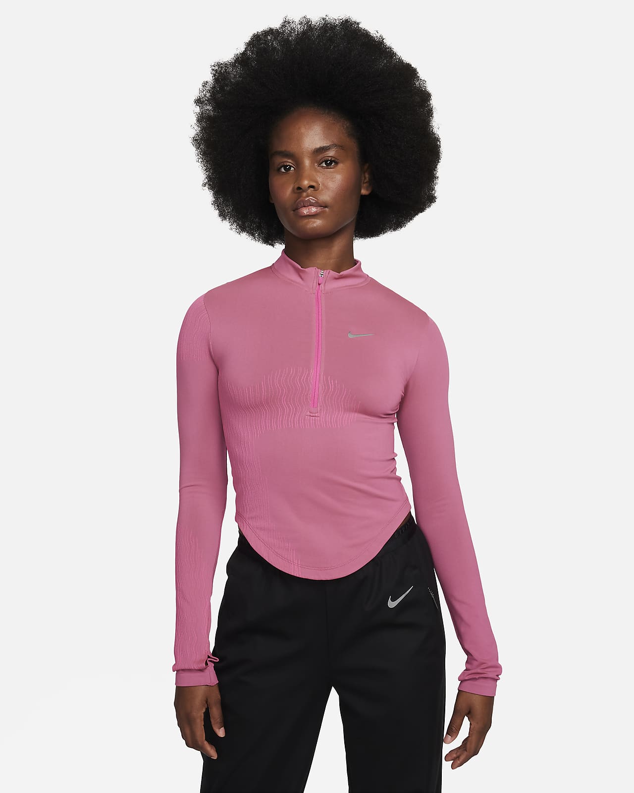 Nike Running Division Dri-FIT ADV mellomlag med halv glidelås til dame