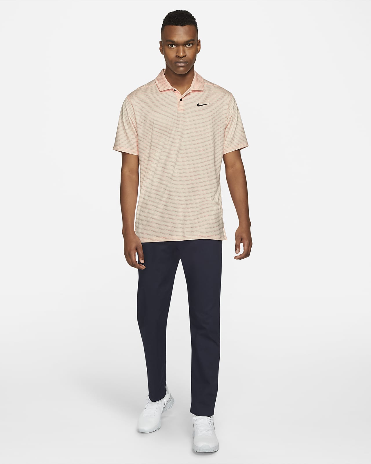 nike men's vapor stripe golf polo