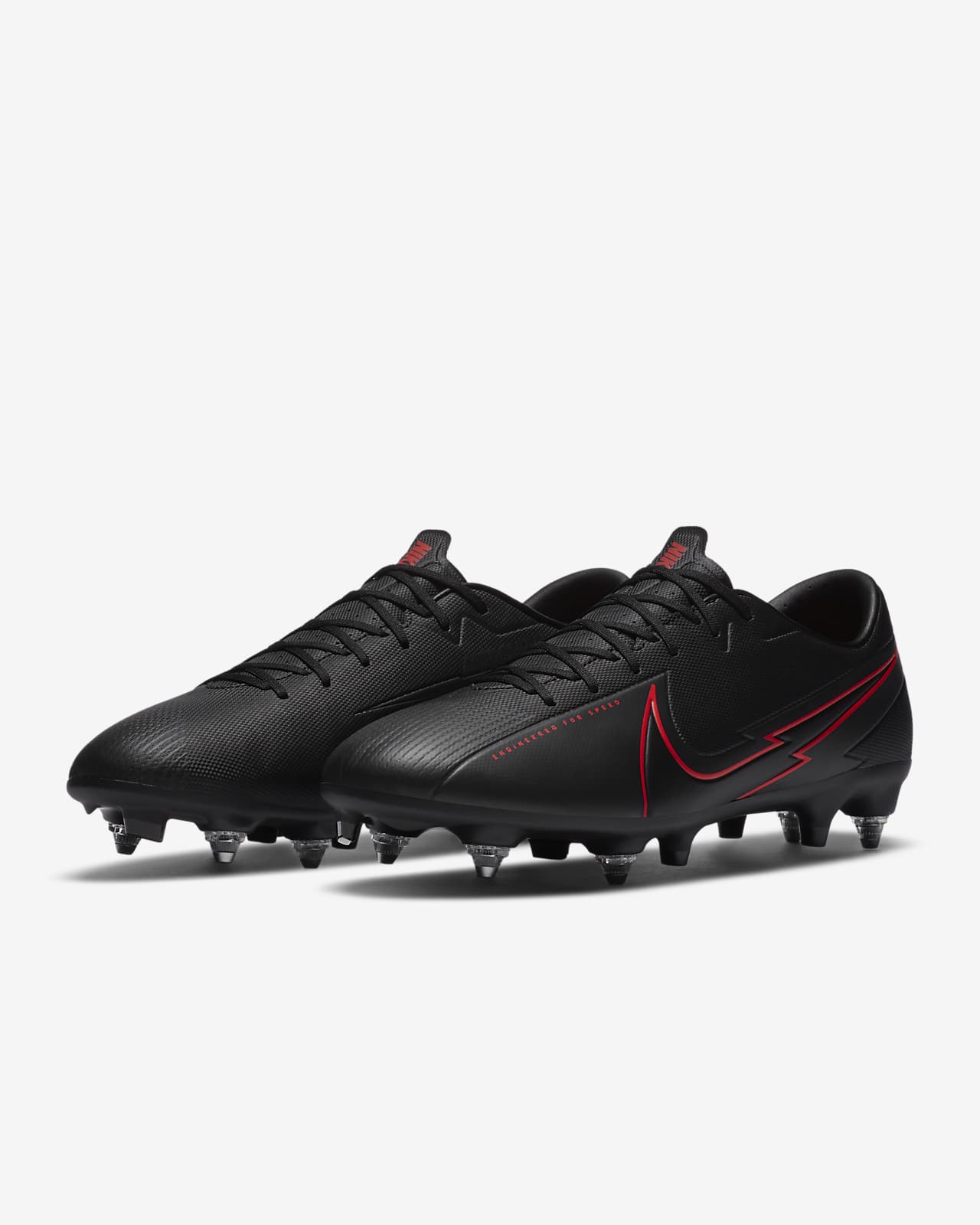Nike Mercurial Vapor 13 Academy SG PRO Anti Clog Traction Nike Performance VAPOR 13 CLUB SG Fotballsko blackdark