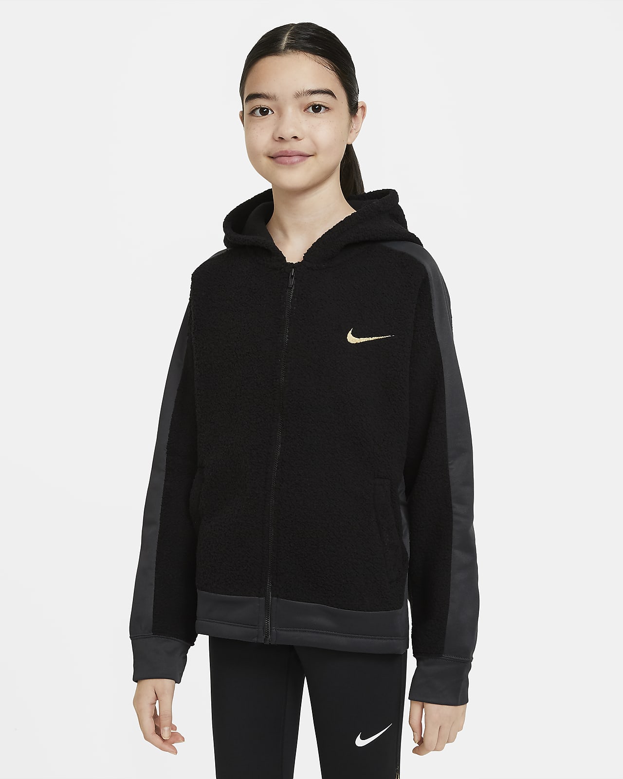 nike therma hoodie full zip