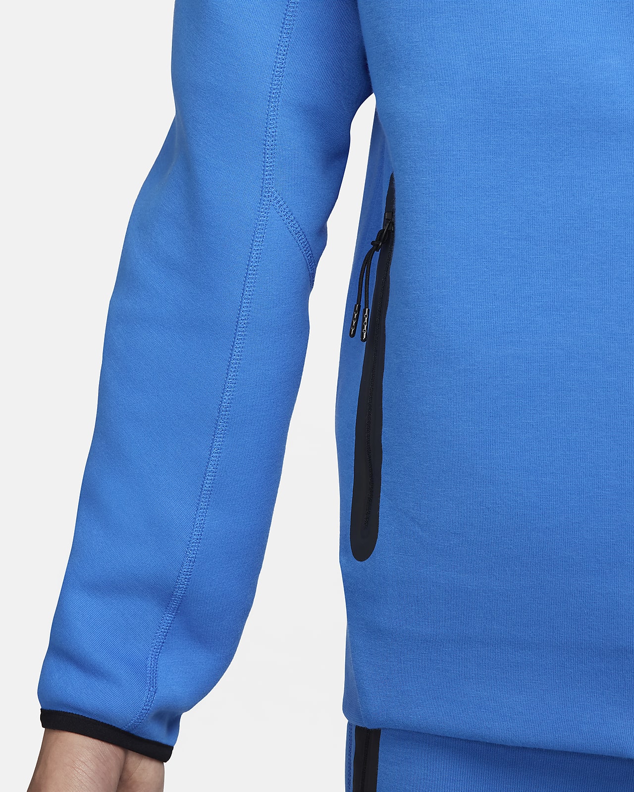 Sweatshirt Nike Tech Fleece Windrunner White-Blue 110 - Fútbol Emotion