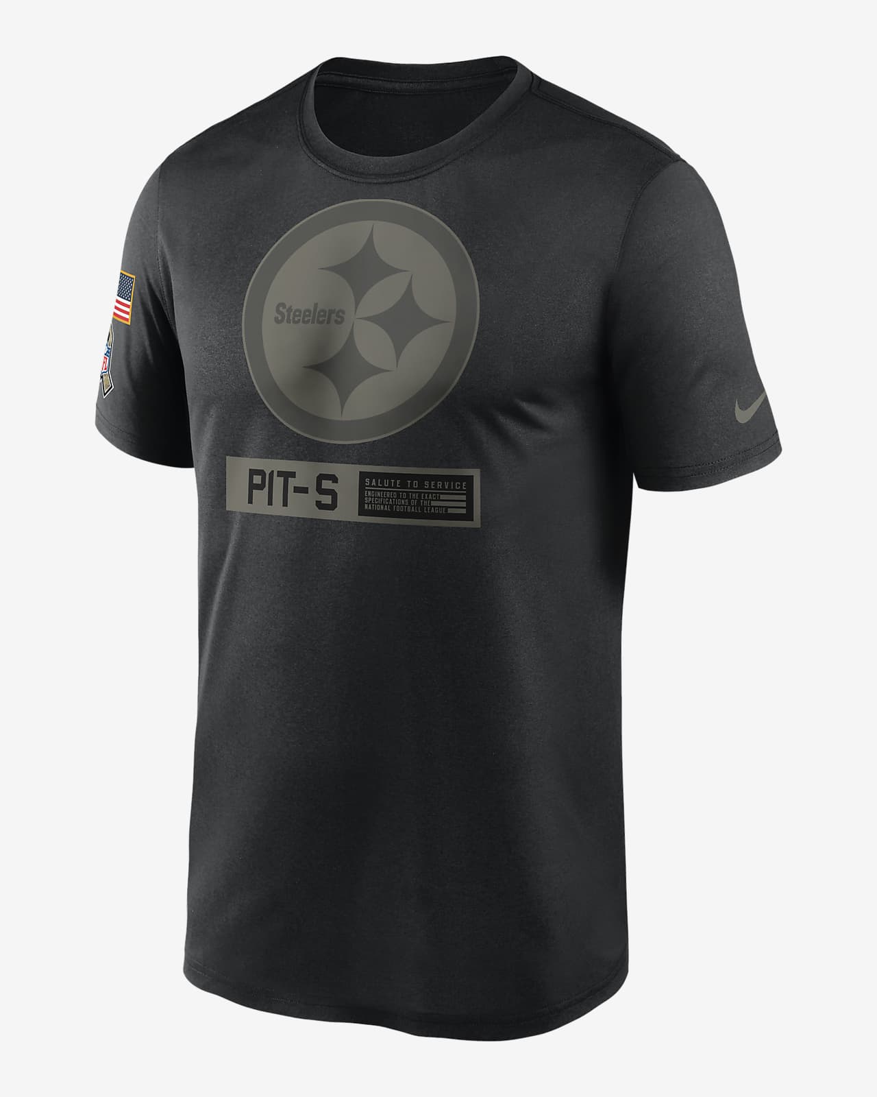 NFL Steelers) Men's T-Shirt. Nike 