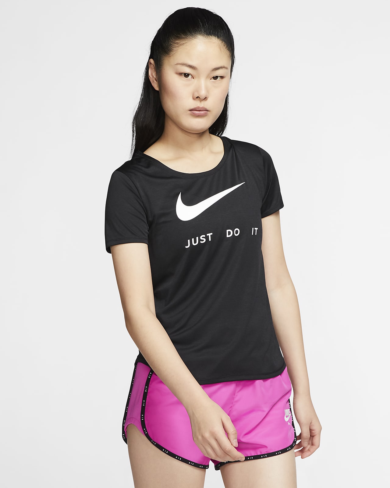 black nike womens shorts