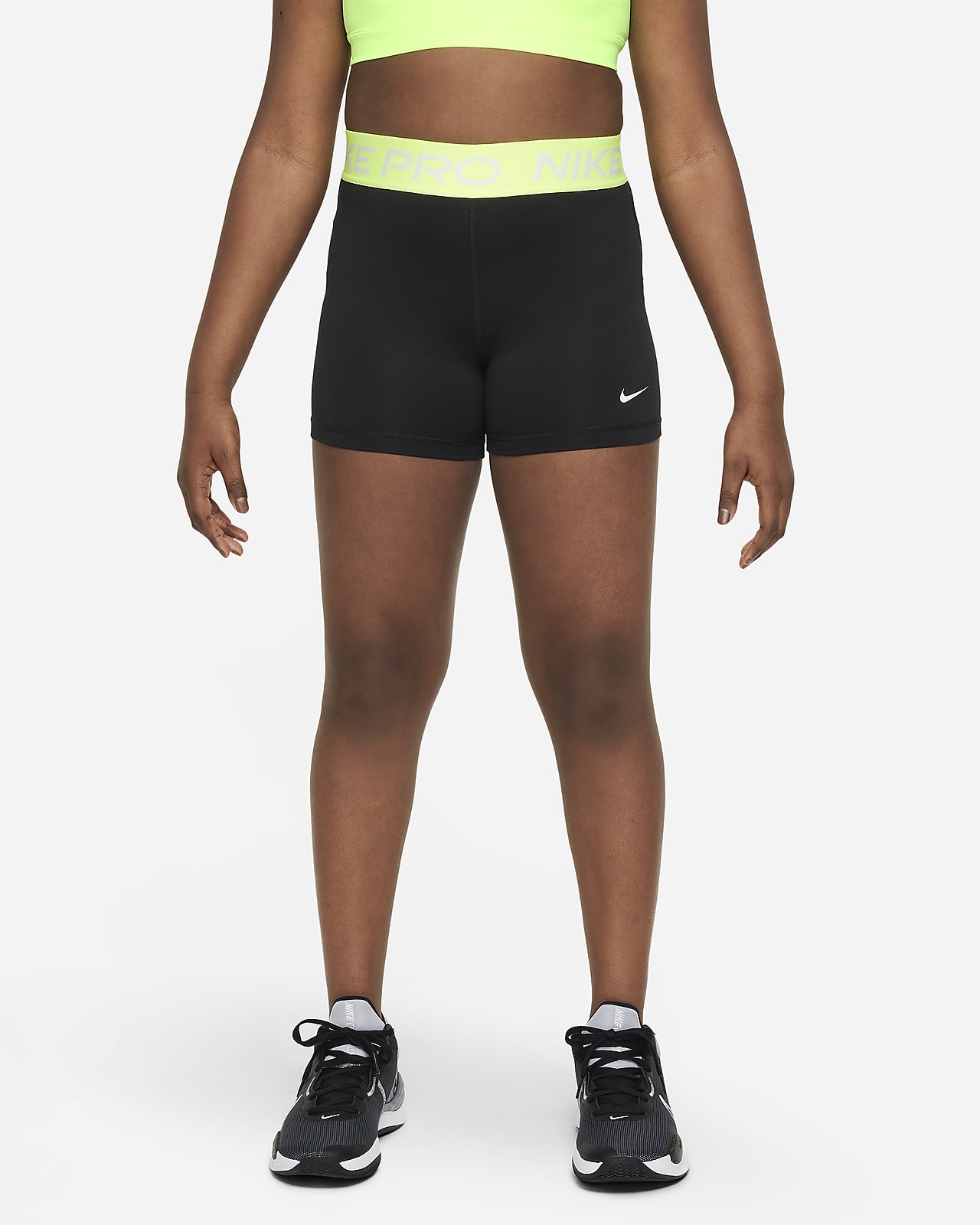 Shorts para ni as talla grande Nike Pro Dri FIT talla amplia