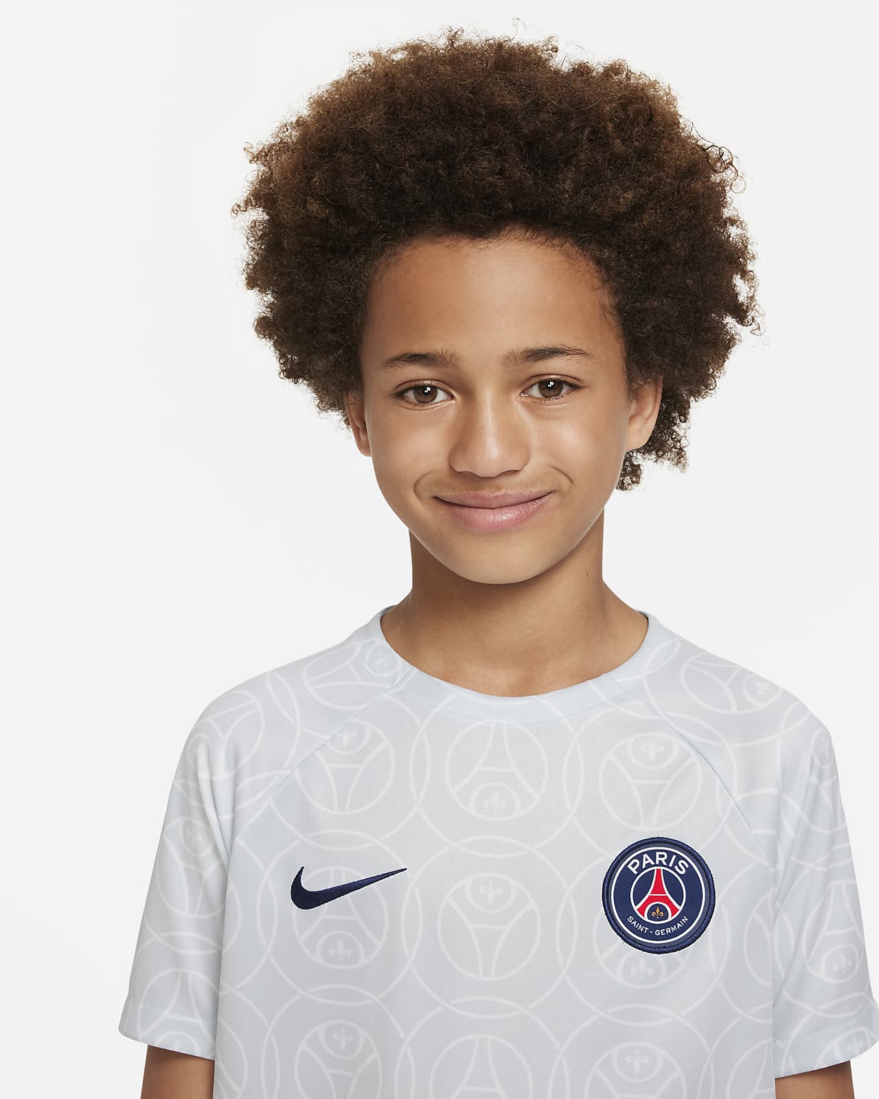 Paris Saint-Germain Older Kids' Nike Dri-FIT Pre-Match Football Top ...