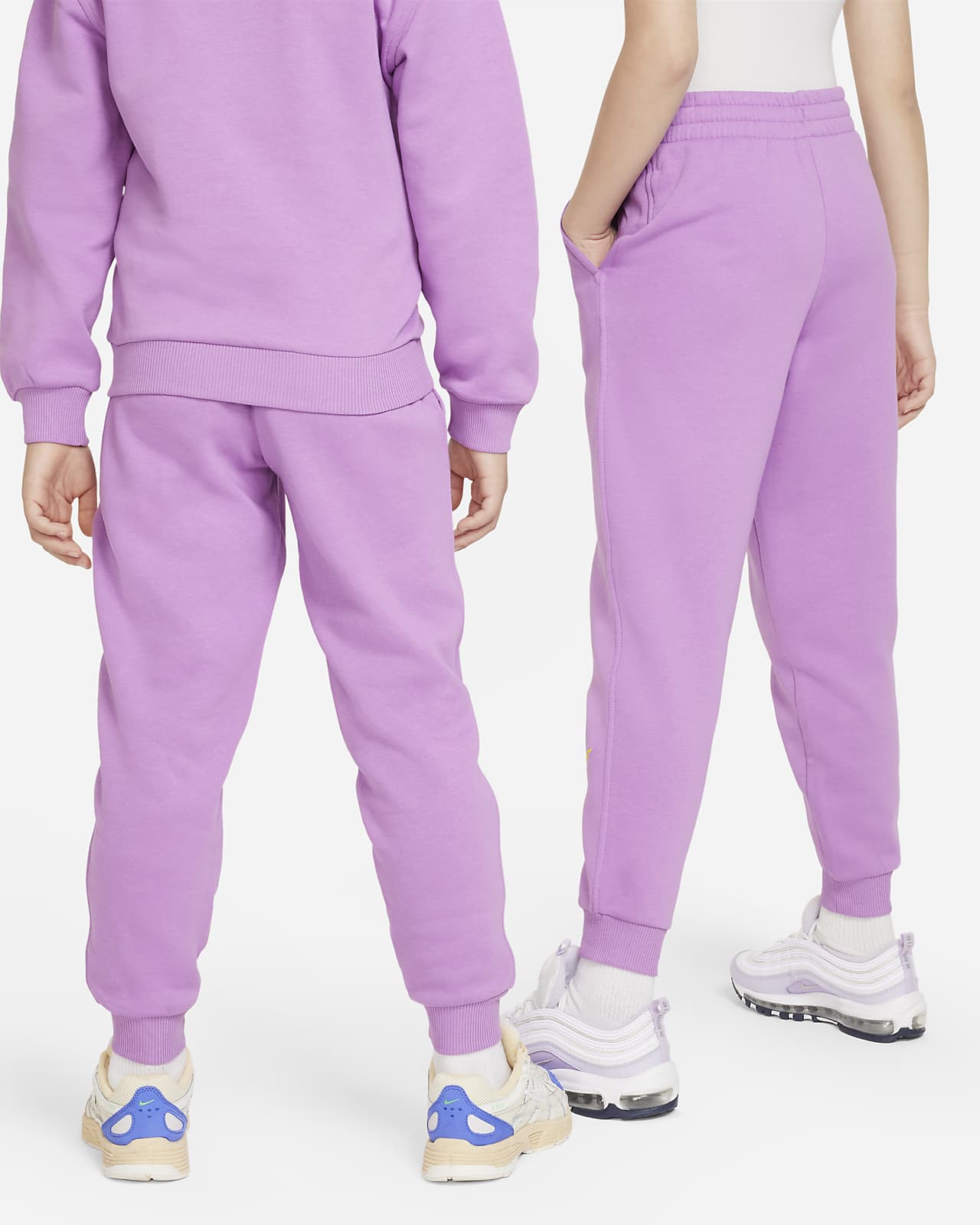 Nike: Purple Sportswear Club Sweatpants