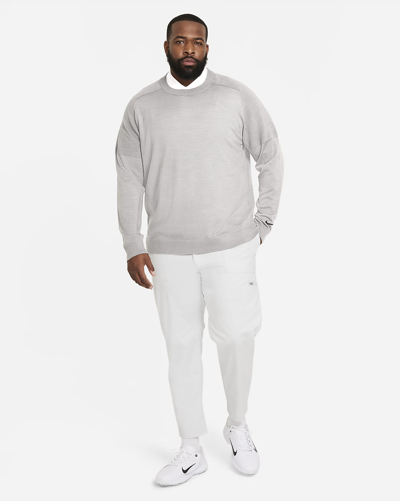 white jumper nike