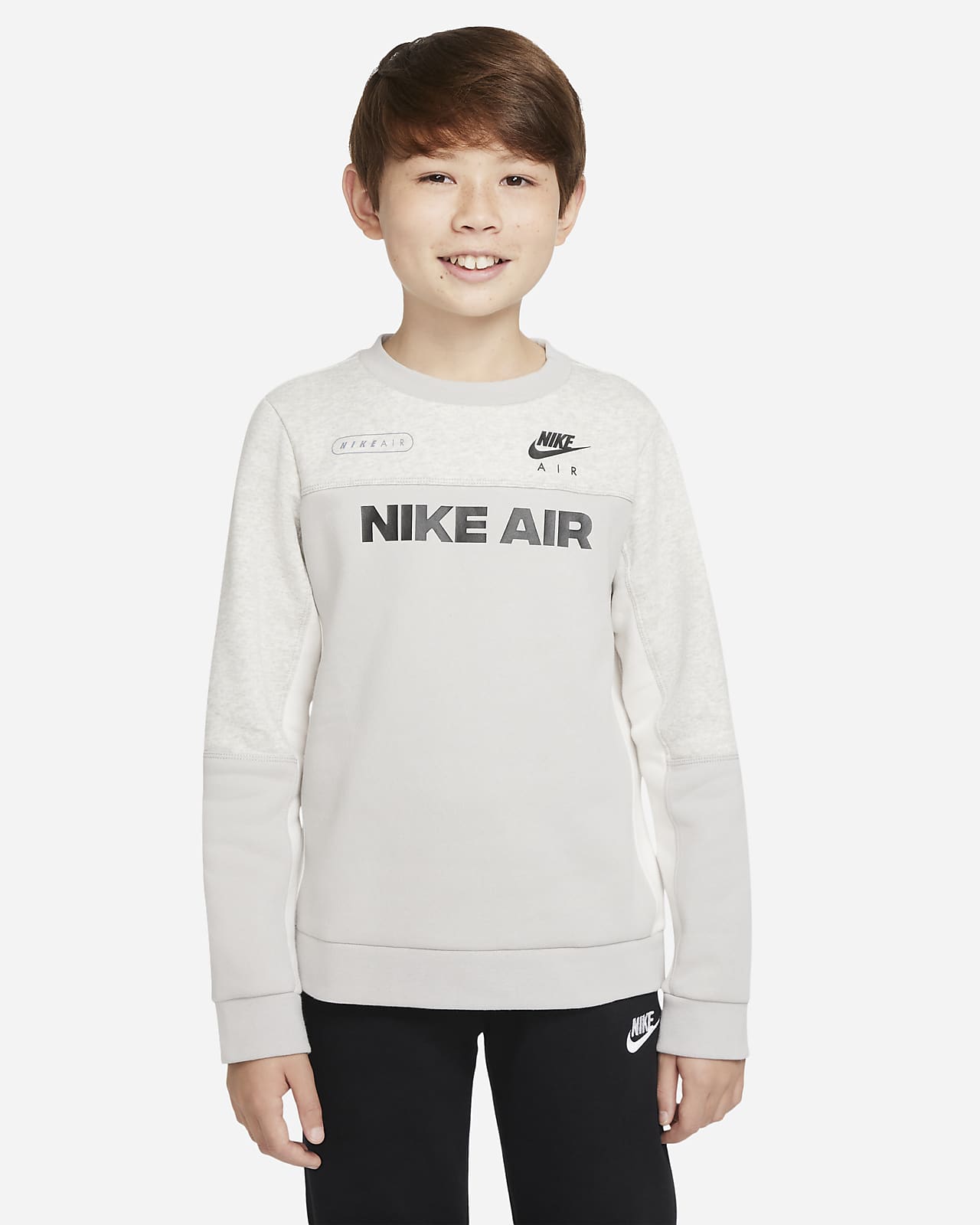 Nike Air Older Kids' (Boys') Crew Sweatshirt