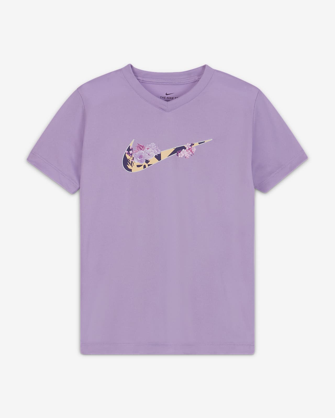 kids purple nike shirt
