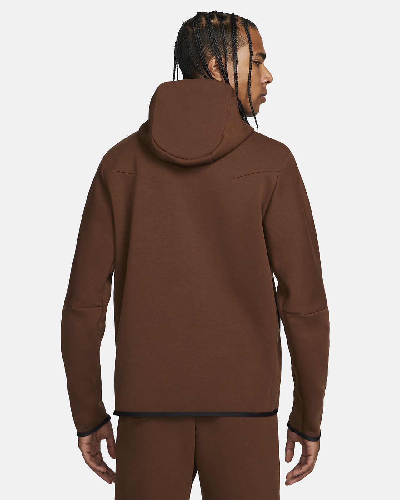 Nike Sportswear Tech Fleece Hoodie met rits voor heren. Nike BE