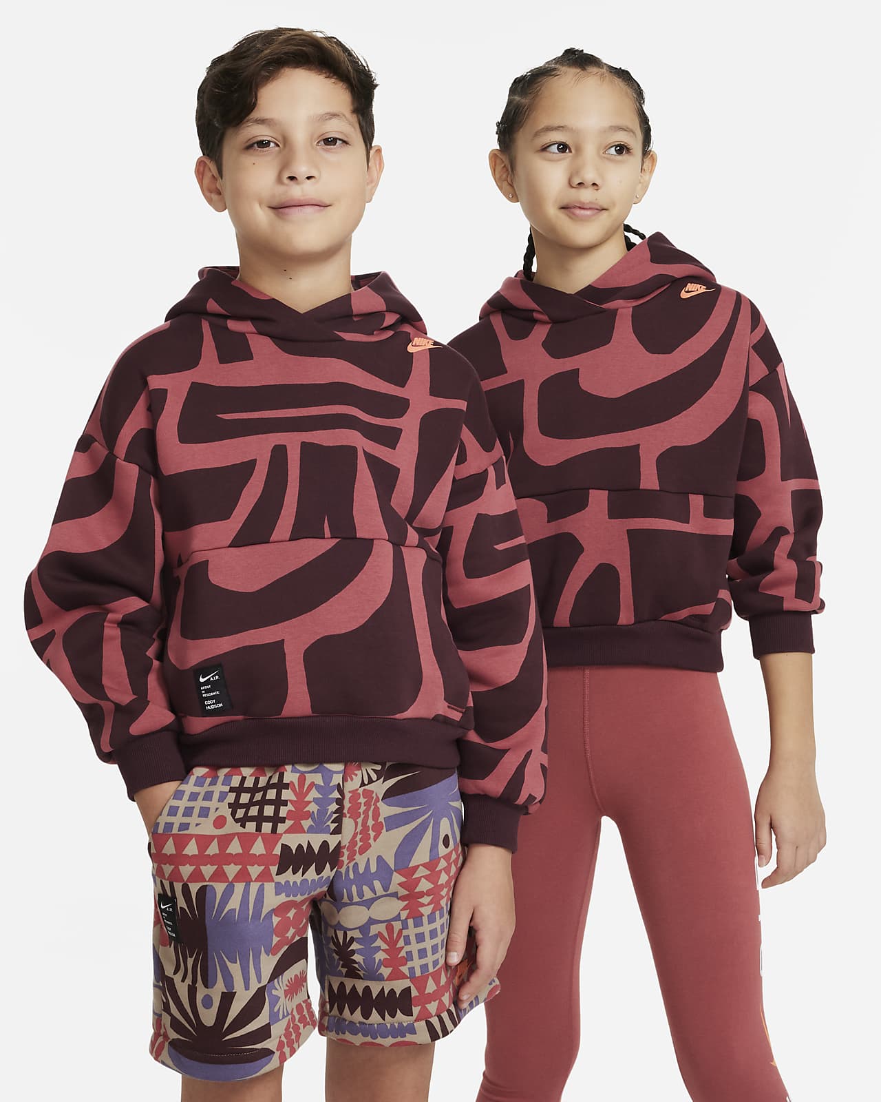 Nike Sportswear A.I.R. Icon Fleece Older Kids' Oversized Pullover ...