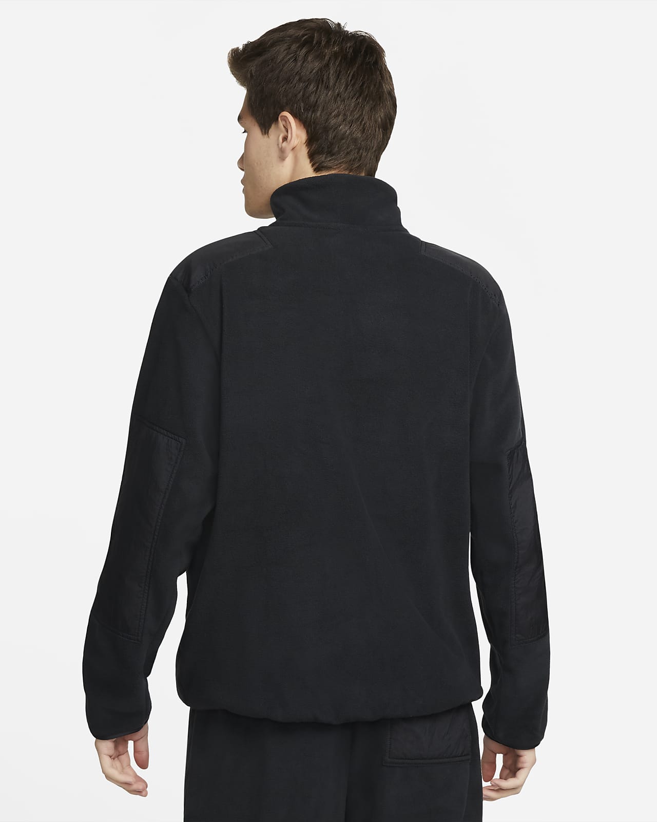 Nike Sportswear Style Essentials+ Men's Fleece 1/2-Zip Top - Black