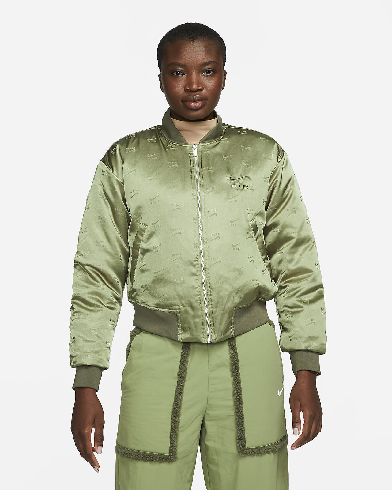 Nike Air Bomberjack voor dames. Nike NL