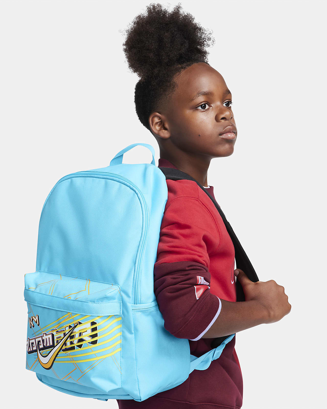 Nike KM Kids' Backpack (23L) in Blue