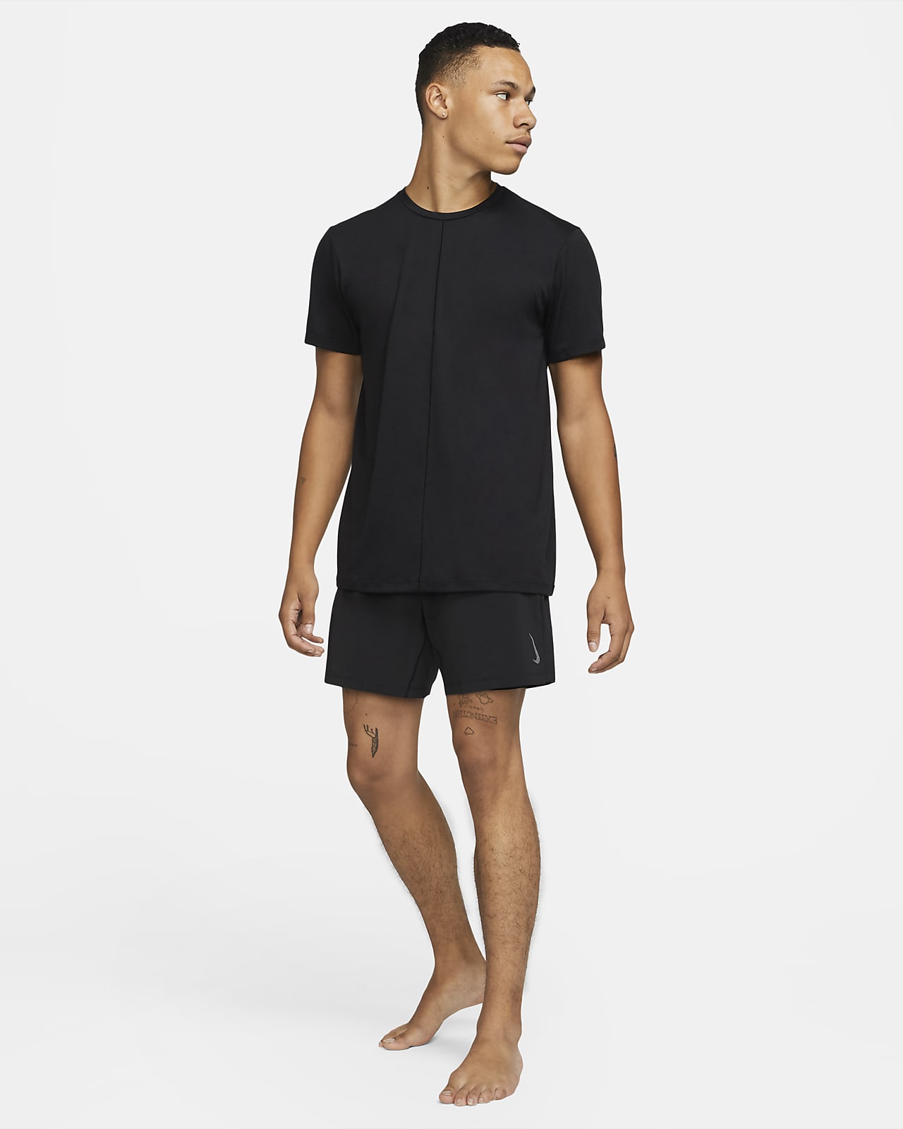 Men's Nike Yoga Shorts - Ash Green/Mint
