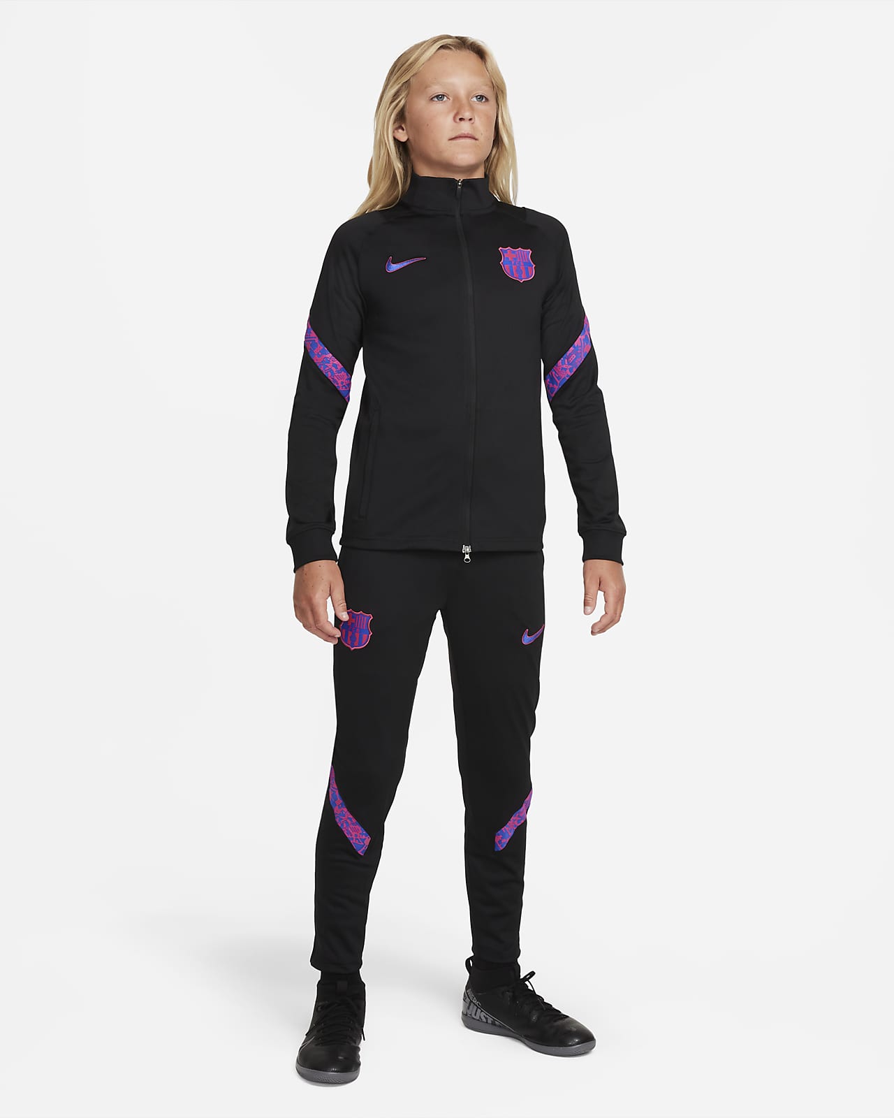 Tuta da calcio in maglia Nike Dri-FIT F.C. Barcelona Strike - Ragazzi. Nike  IT