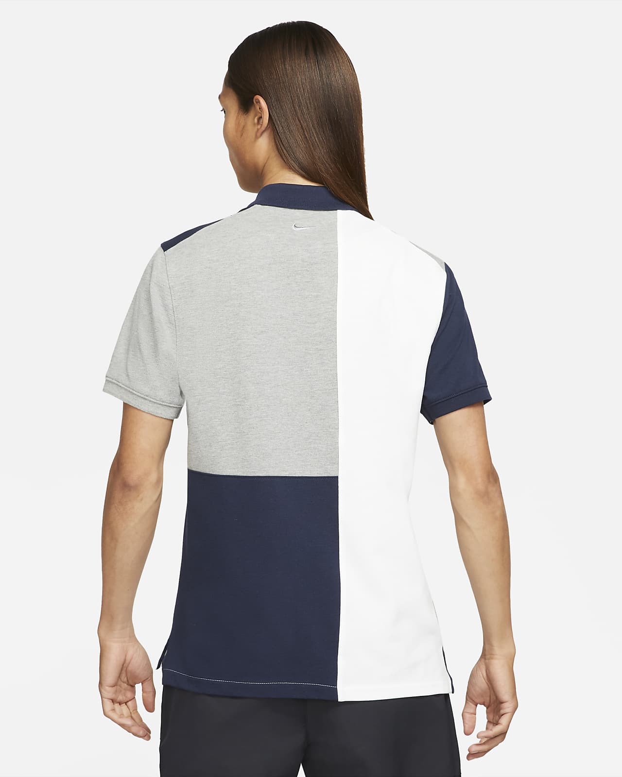 nike color block polo