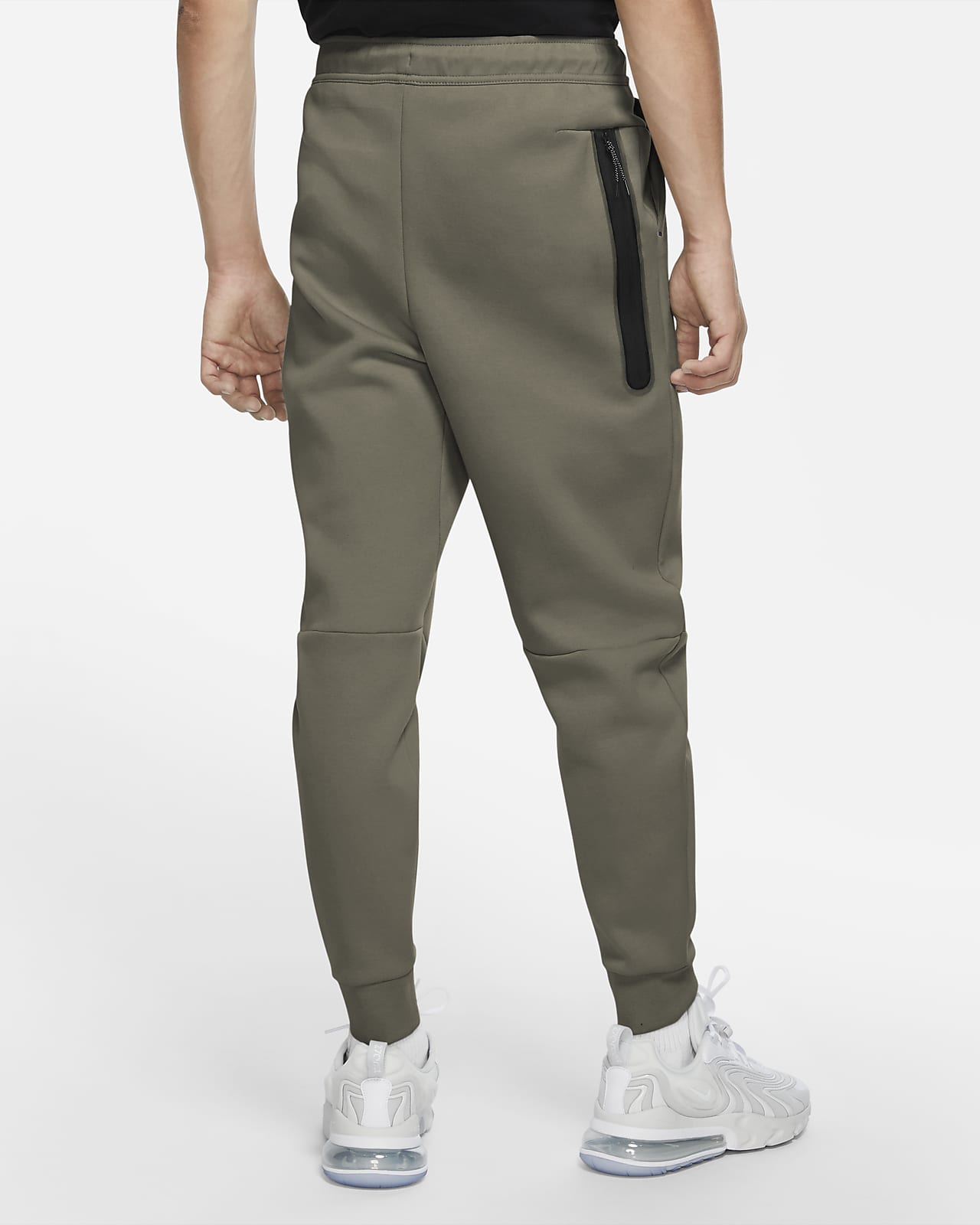 h&m twill joggers zipper