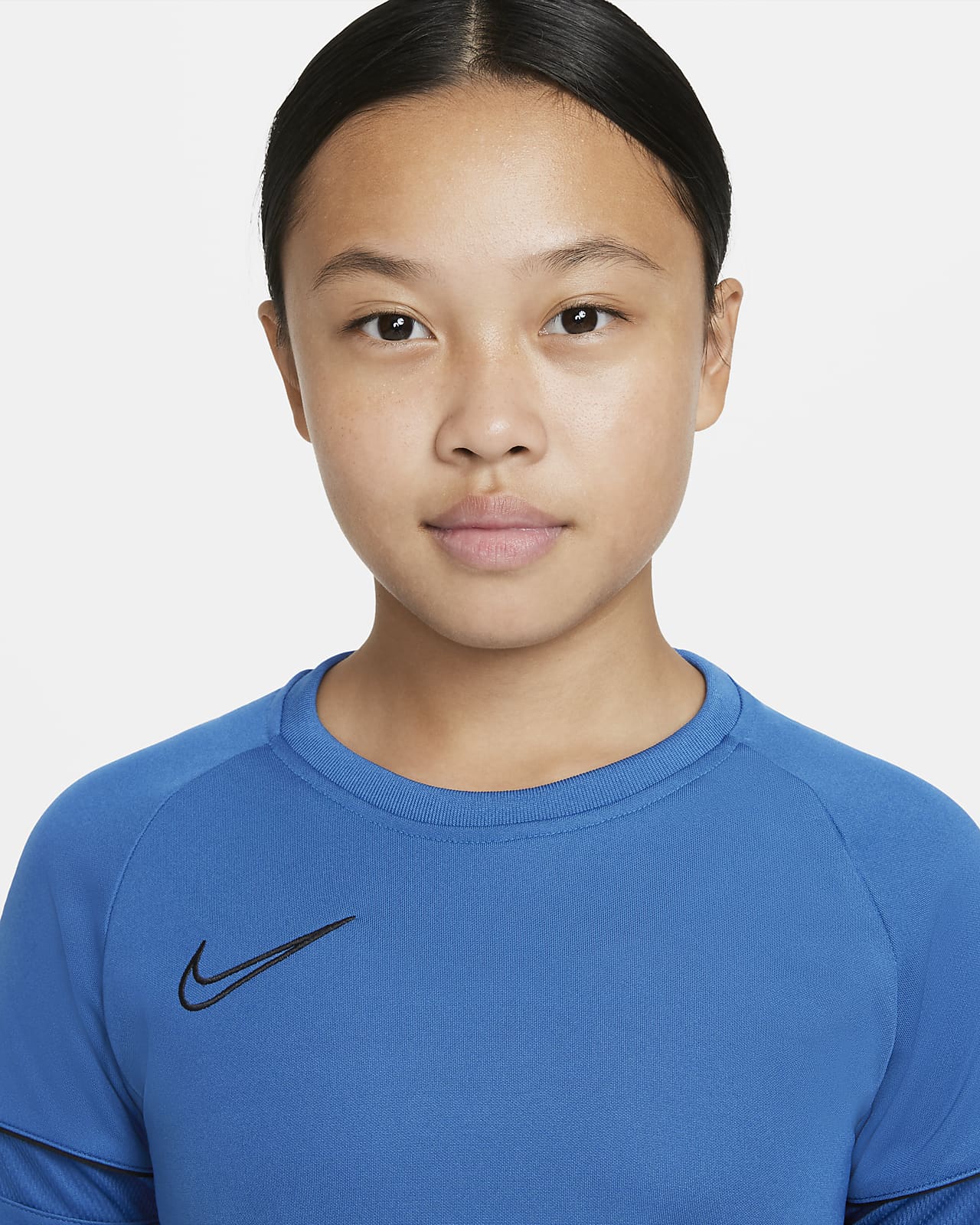 Playera de fútbol de manga corta para niños talla grande Nike Dri