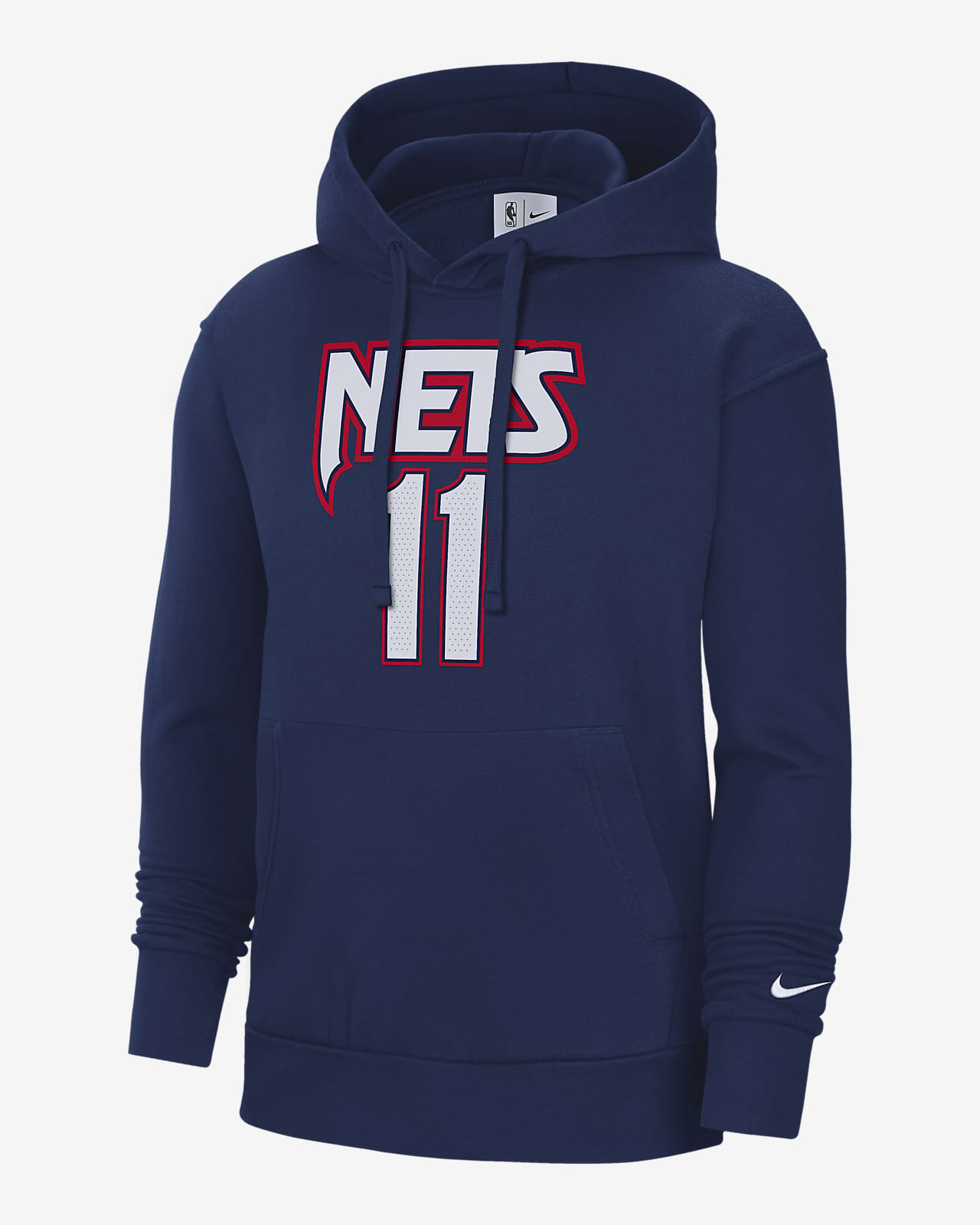 Brooklyn Nets Essential Men's Nike NBA Fleece Player Hoodie. Nike.com