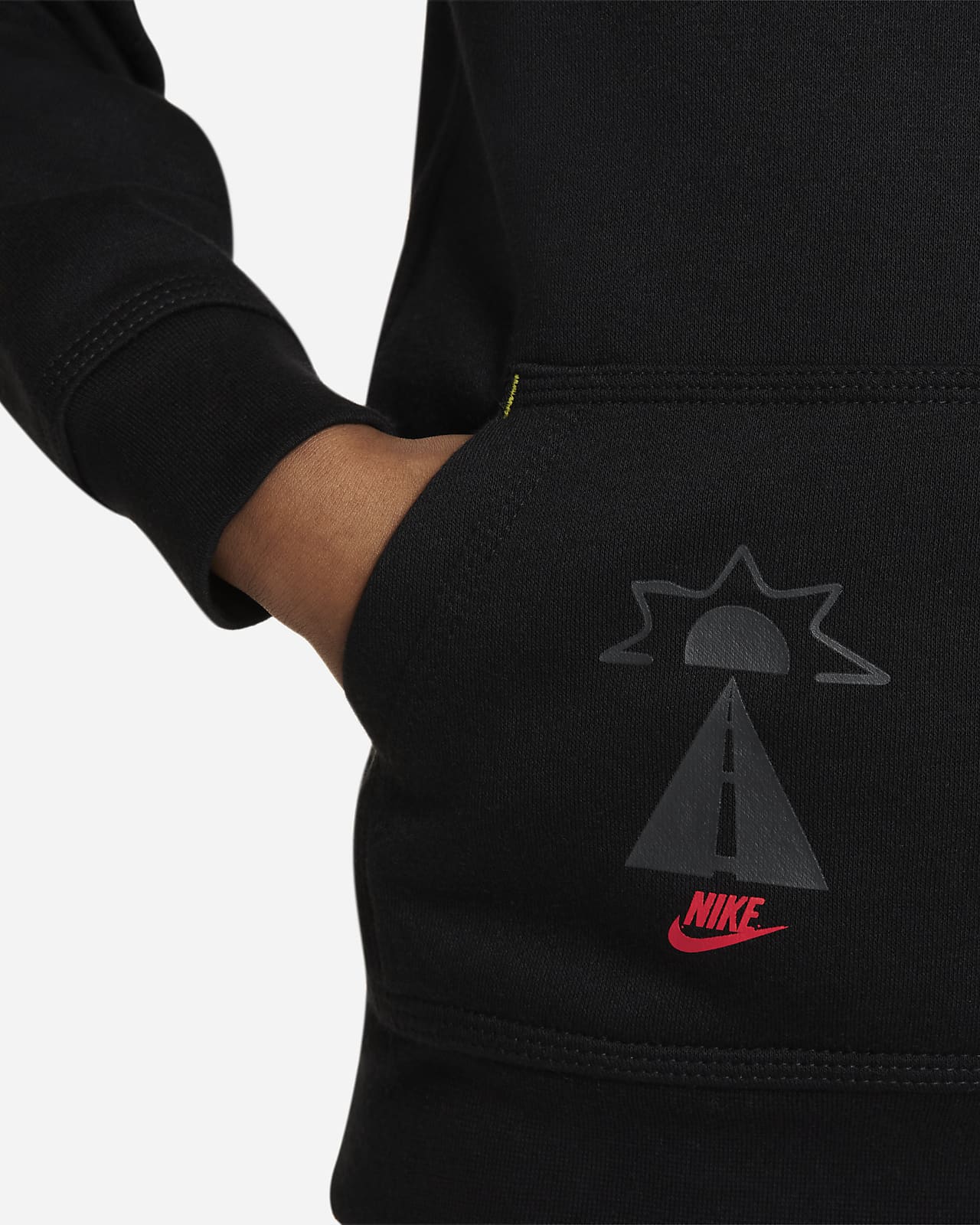 nike pullover moletom com capuz kids