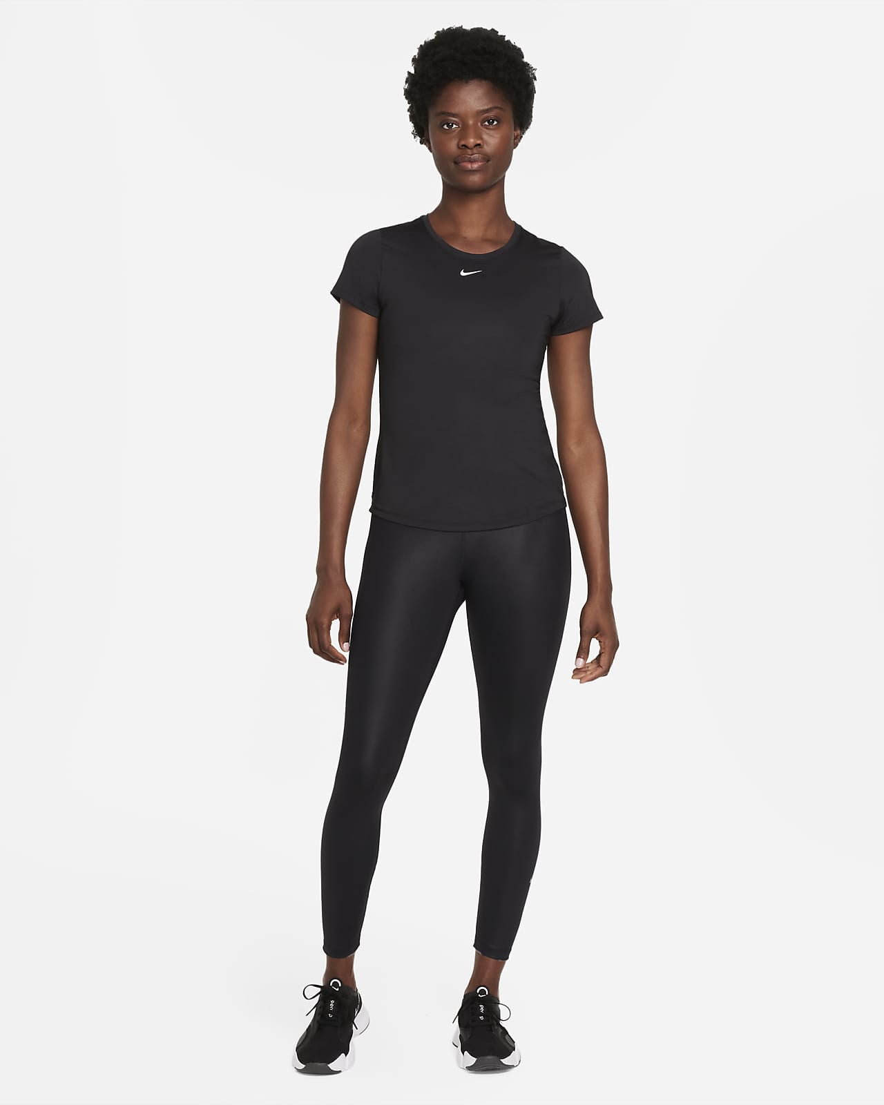 Nike Dri-FIT One Women's Slim-Fit Short-Sleeve Top. Nike LU