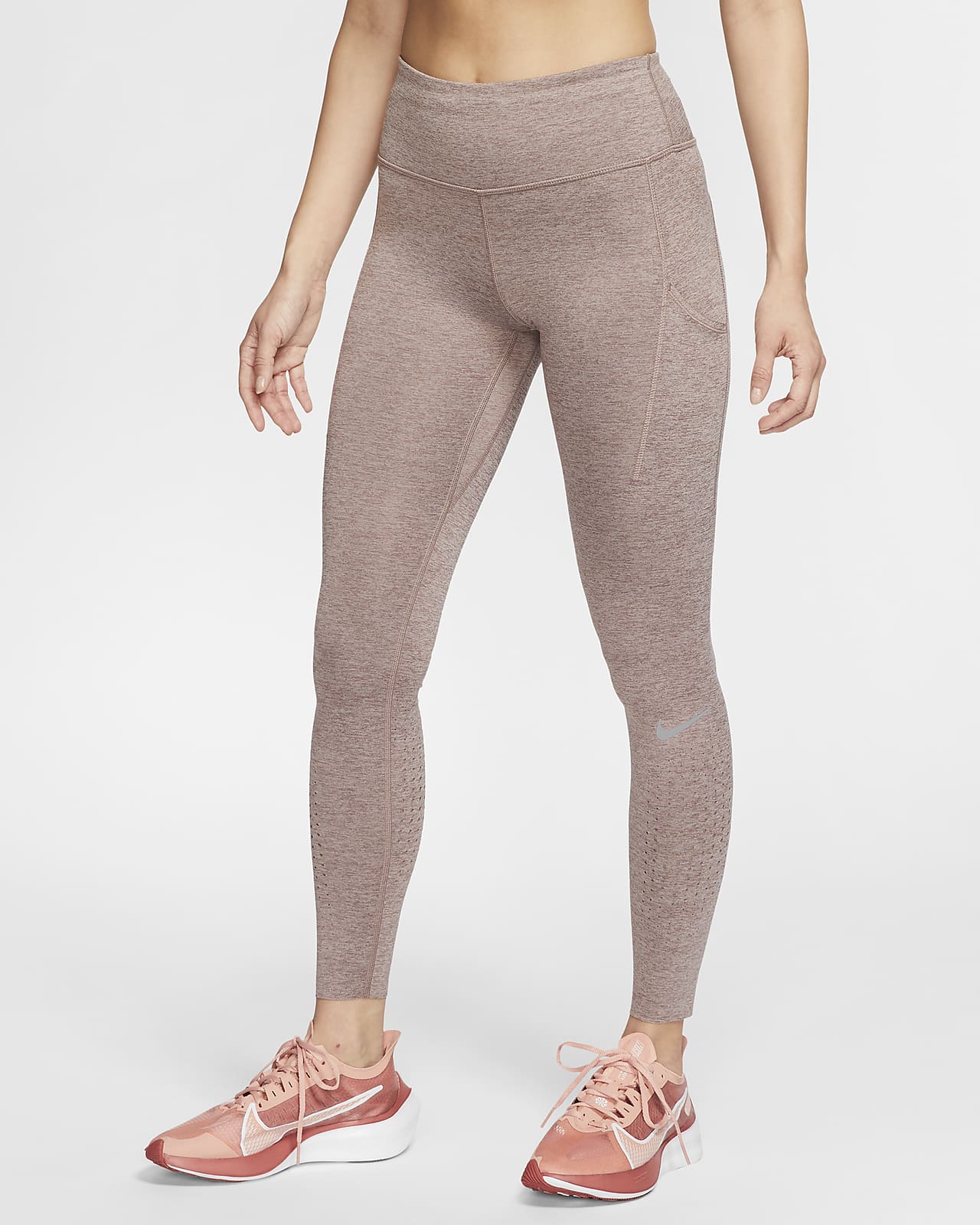 smokey mauve nike leggings