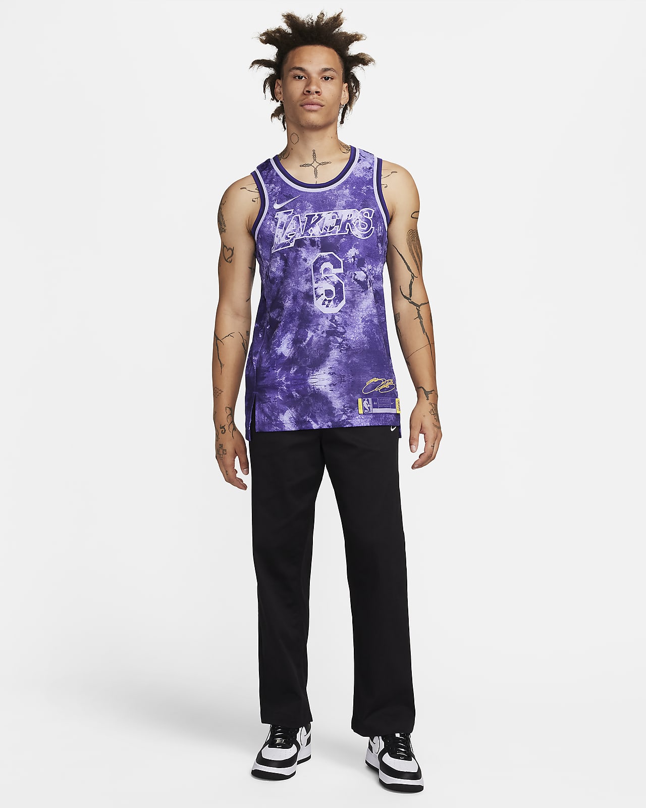 NBA, Shirts, Nba Los Angeles Lakers Camo Jersey