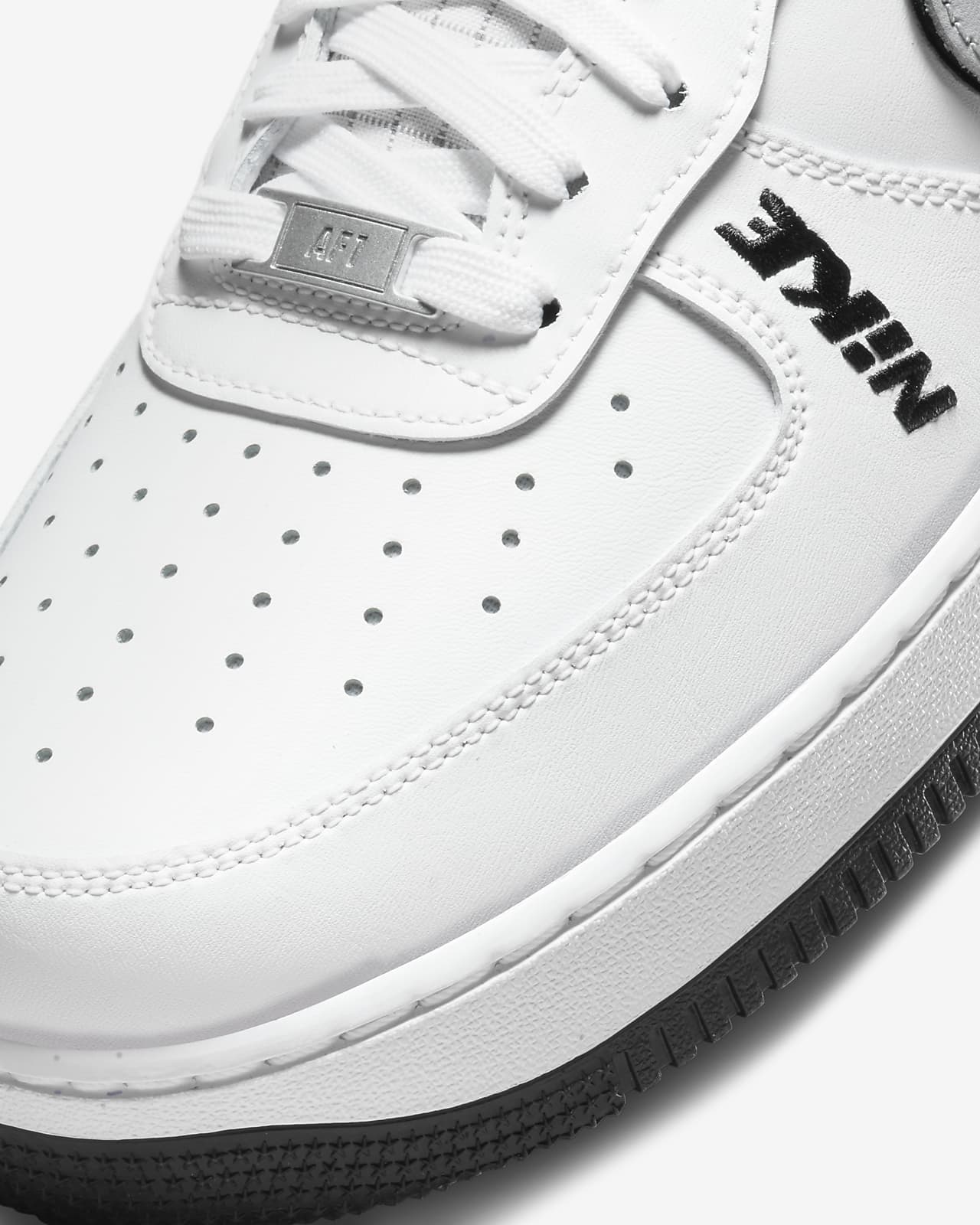 nike air force one trainers flat pewter gum