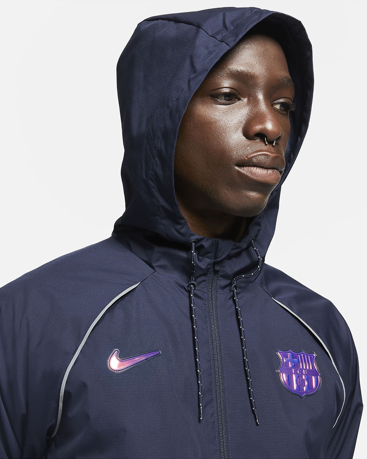 F.C. Barcelona AWF Men's Football Jacket. Nike PT