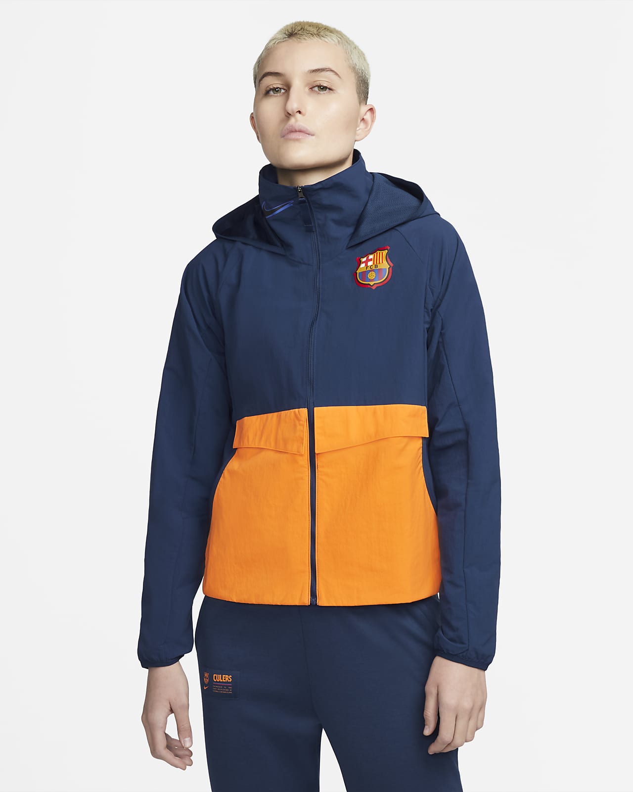 Felpa Con Cappuccio FC Barcelona Open Barça Race – Nera, Taglia XL – Prodotto Ufficiale Con Licenza