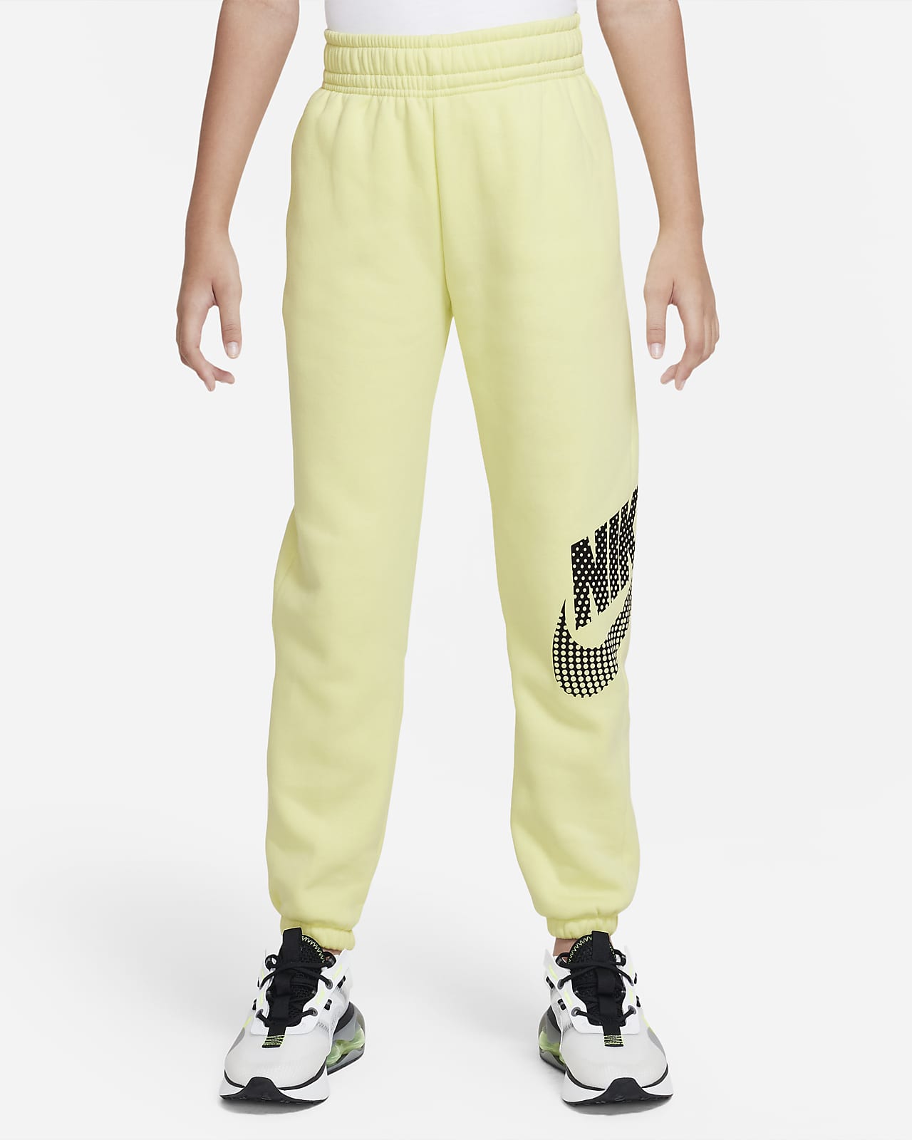 Nike Sportswear Oversized dansbroek van fleece voor meisjes. Nike BE