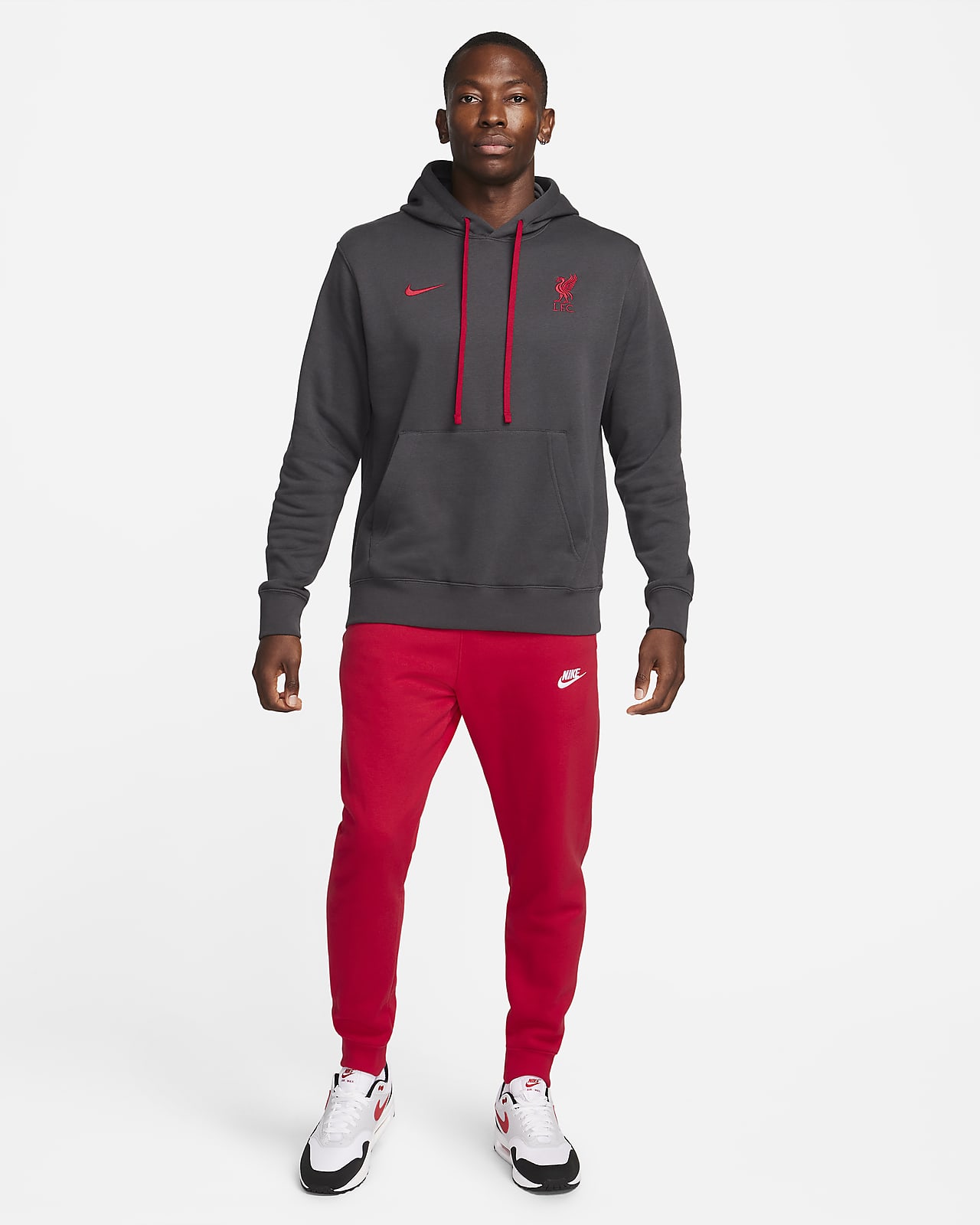 Men's Nike Red Liverpool Tech Fleece Pants