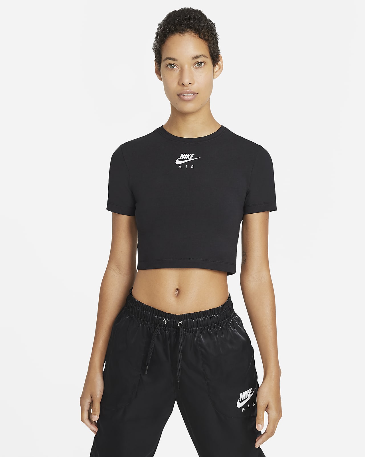 nike short sleeve crop top