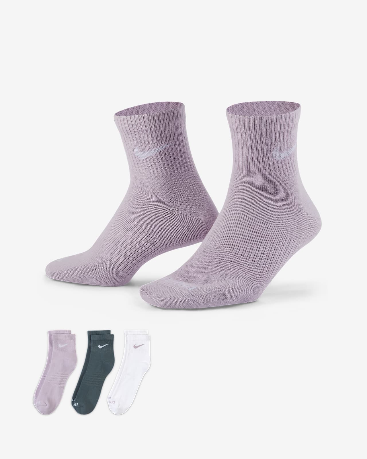 nike lightweight ankle socks