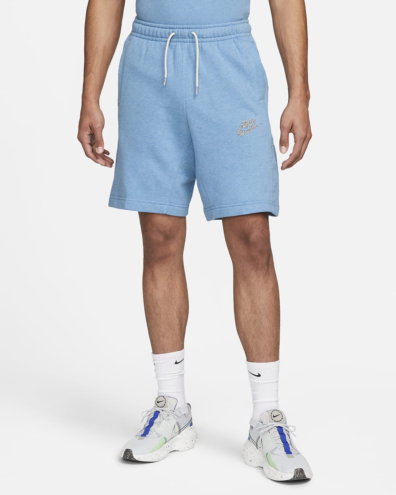 nike fleece short shorts