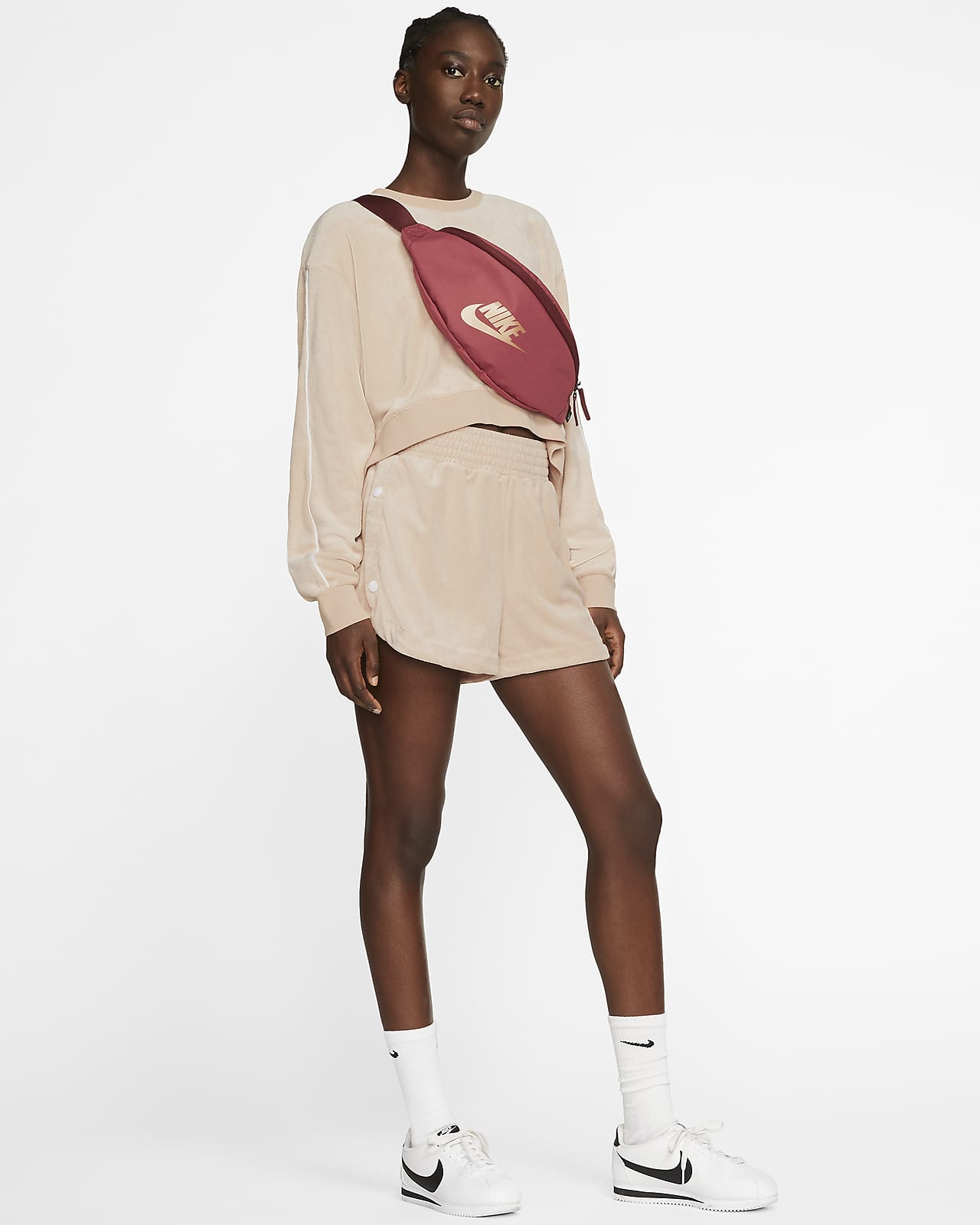 nike towelling shorts