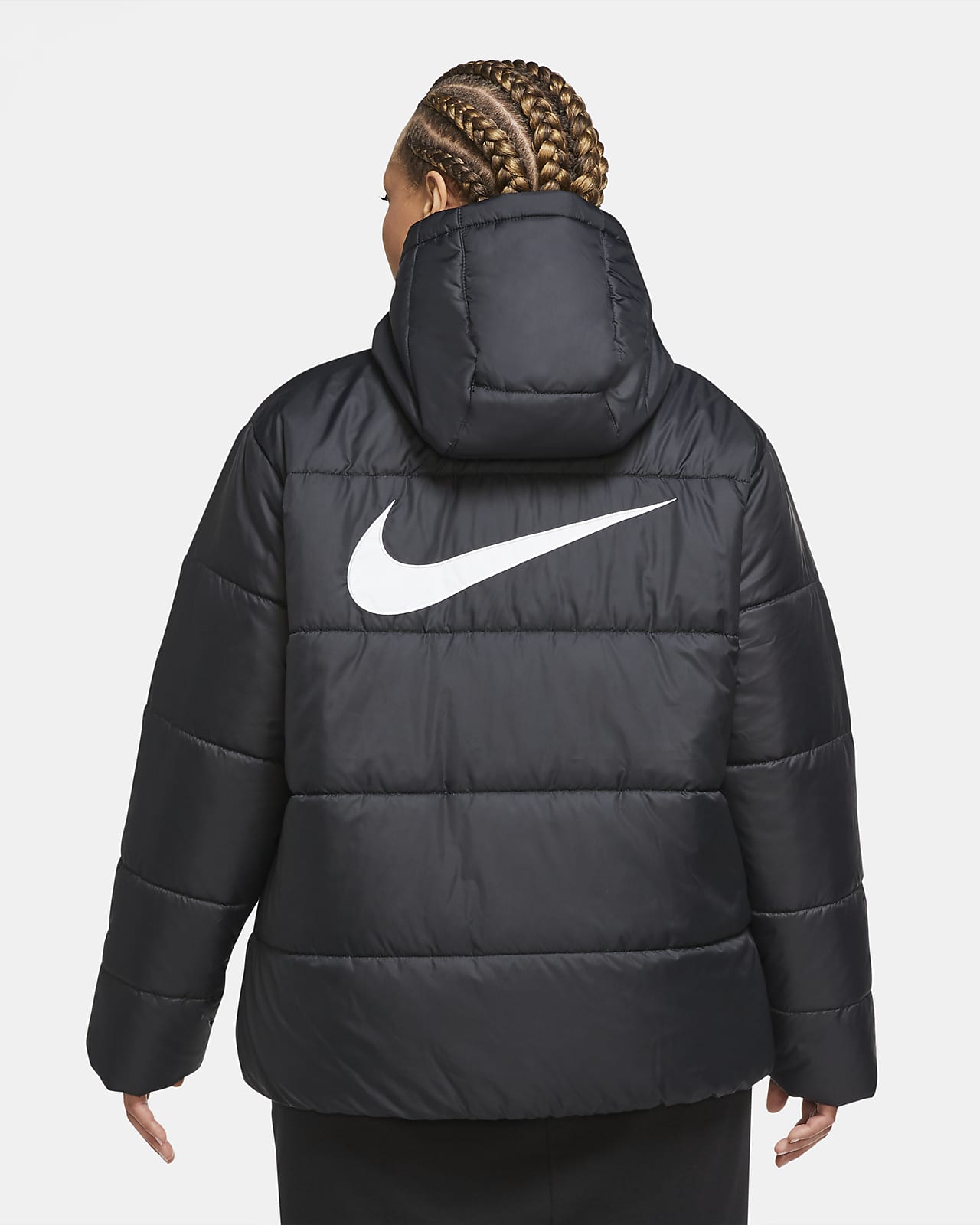 nike women's synthetic fill hooded jacket
