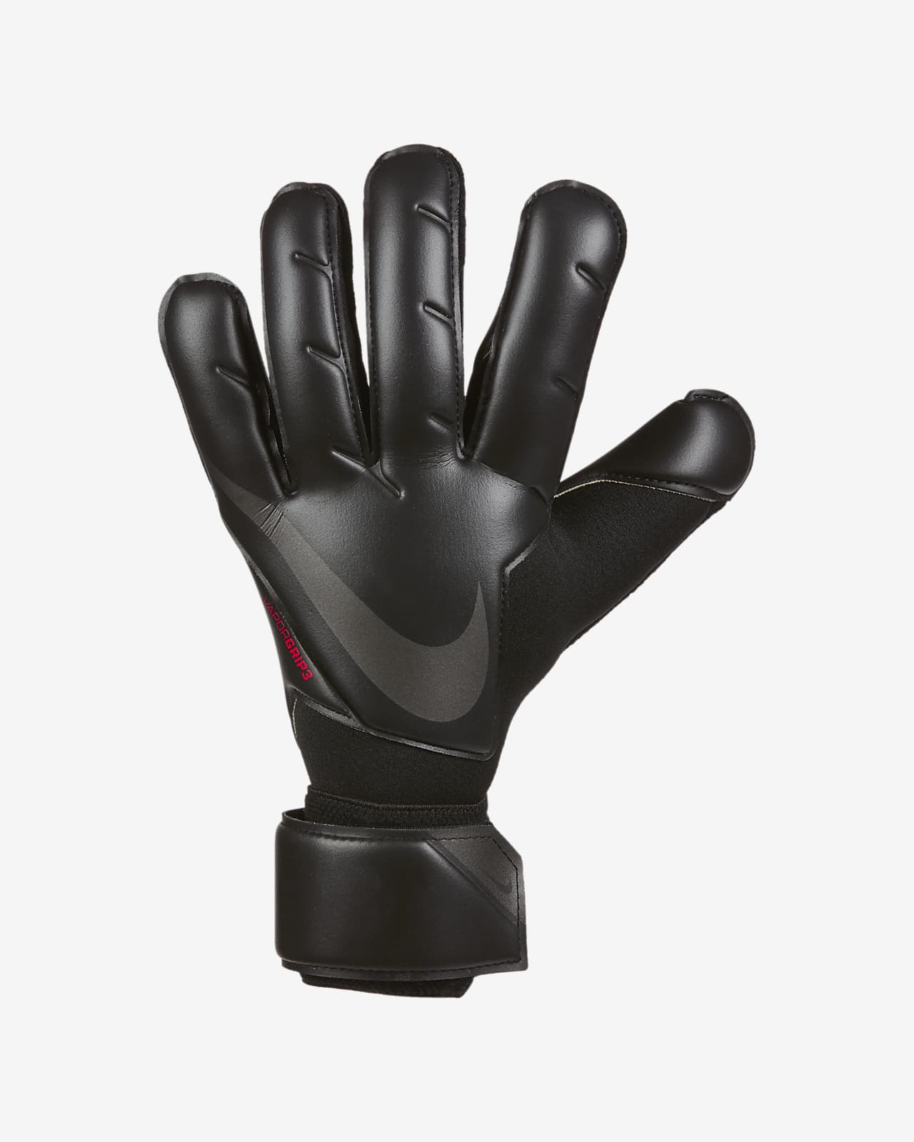 nike leather gloves black