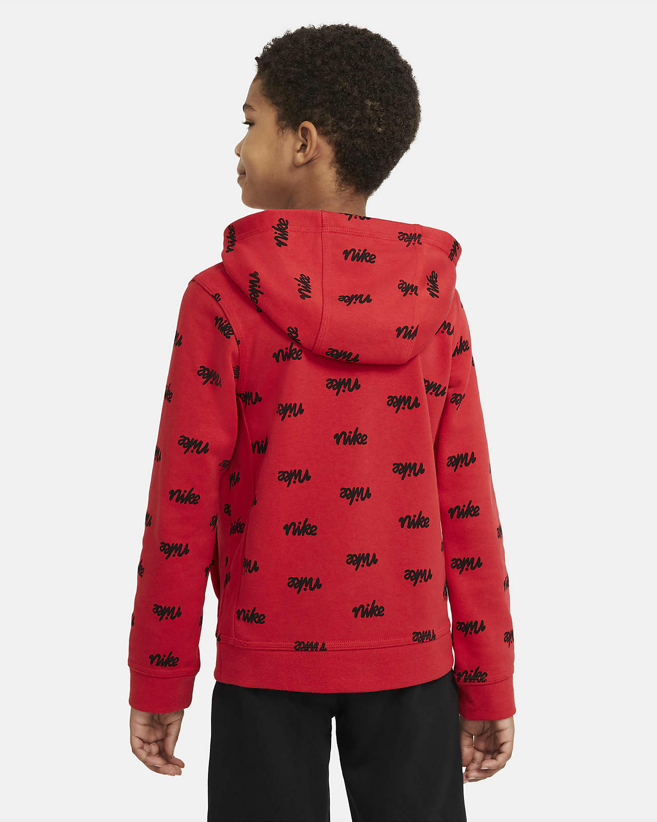 red nike jacket kids