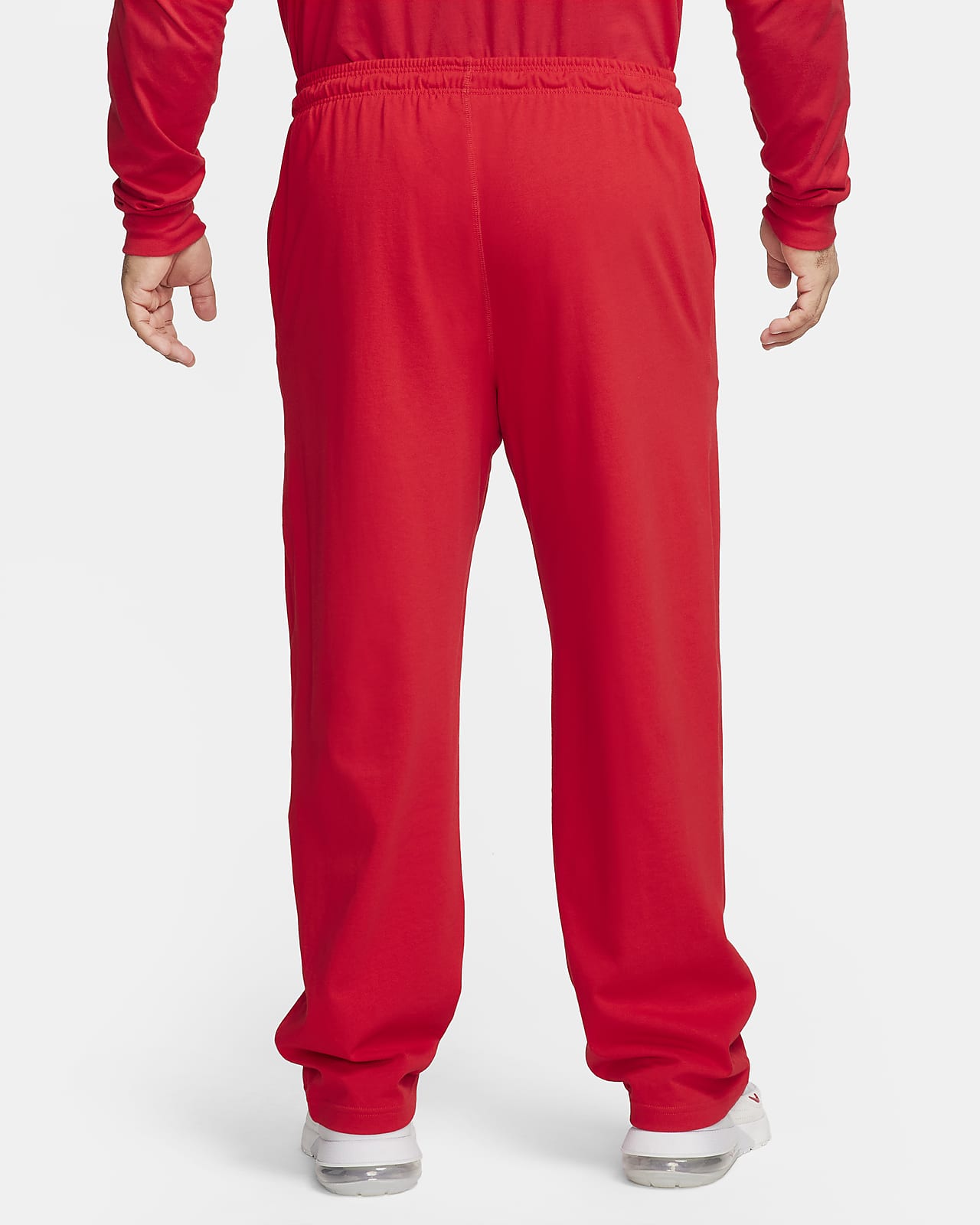 Nike Sportswear CLUB PANT - Tracksuit bottoms - university red/red