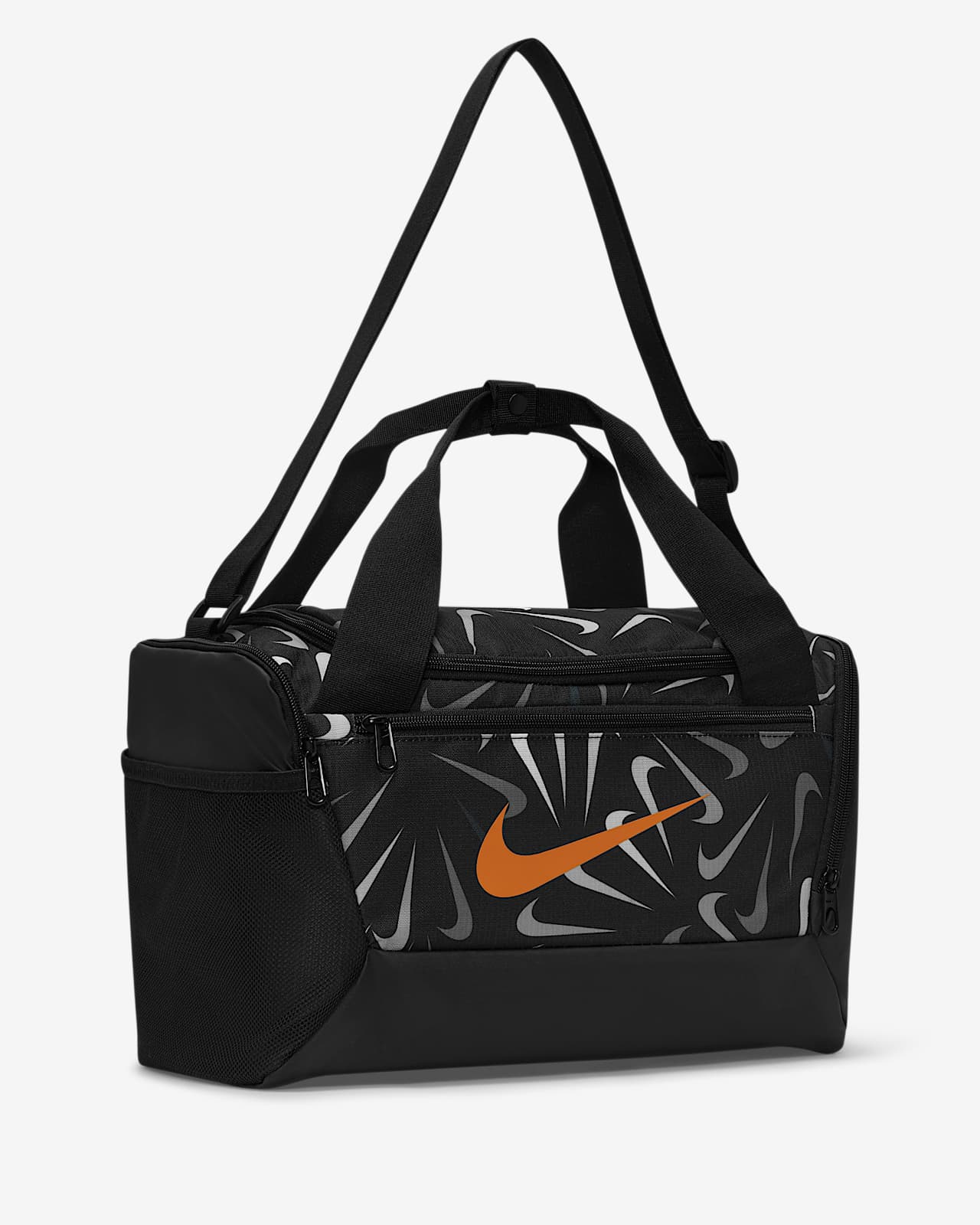 Maleta de entrenamiento estampada Nike Brasilia 9.5 (extrapequeña, 25 l).  Nike MX